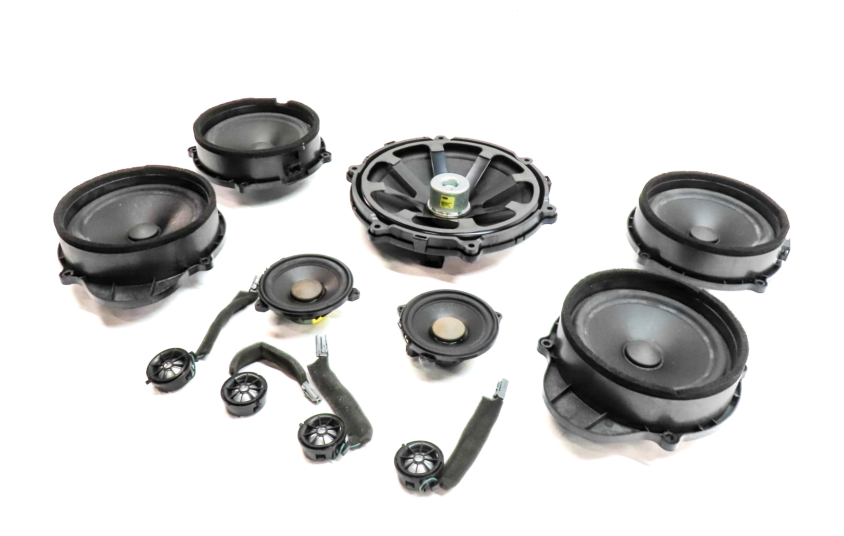 15 LAND ROVER LR4 (L319) RADIO STEREO LOGIC 7 AUDIO SOUND SYSTEM SPEAKER SET/11 — exact item pictured