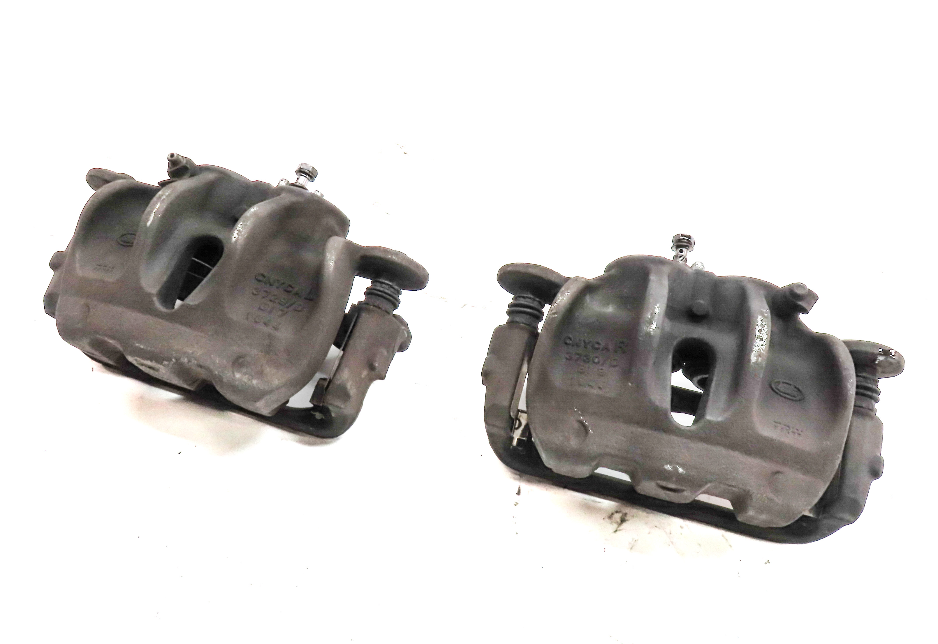 2010-2017 LR4 DISCOVERY RANGE ROVER SPORT FRONT LEFT & RIGHT BRAKE CALIPER SET — exact item pictured