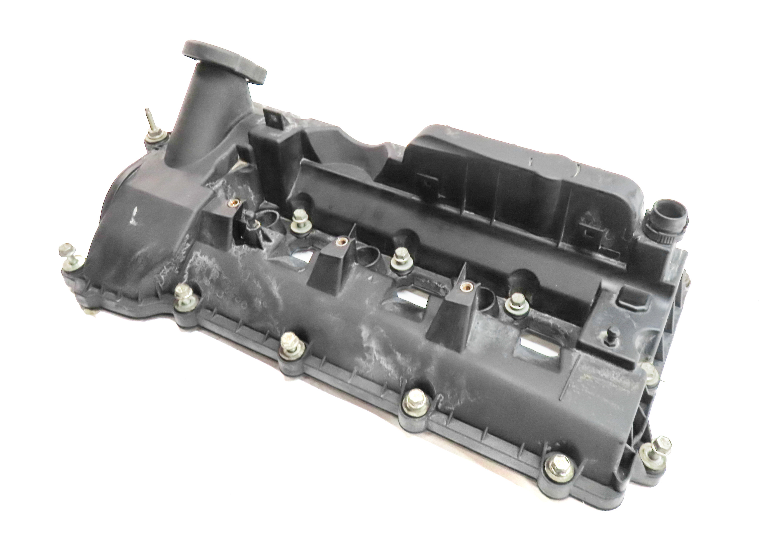 2014-2017 LR4 RANGE ROVER SPORT DISCOVERY (L405 L494 L462) 3.0L LEFT VALVE COVER — exact item pictured