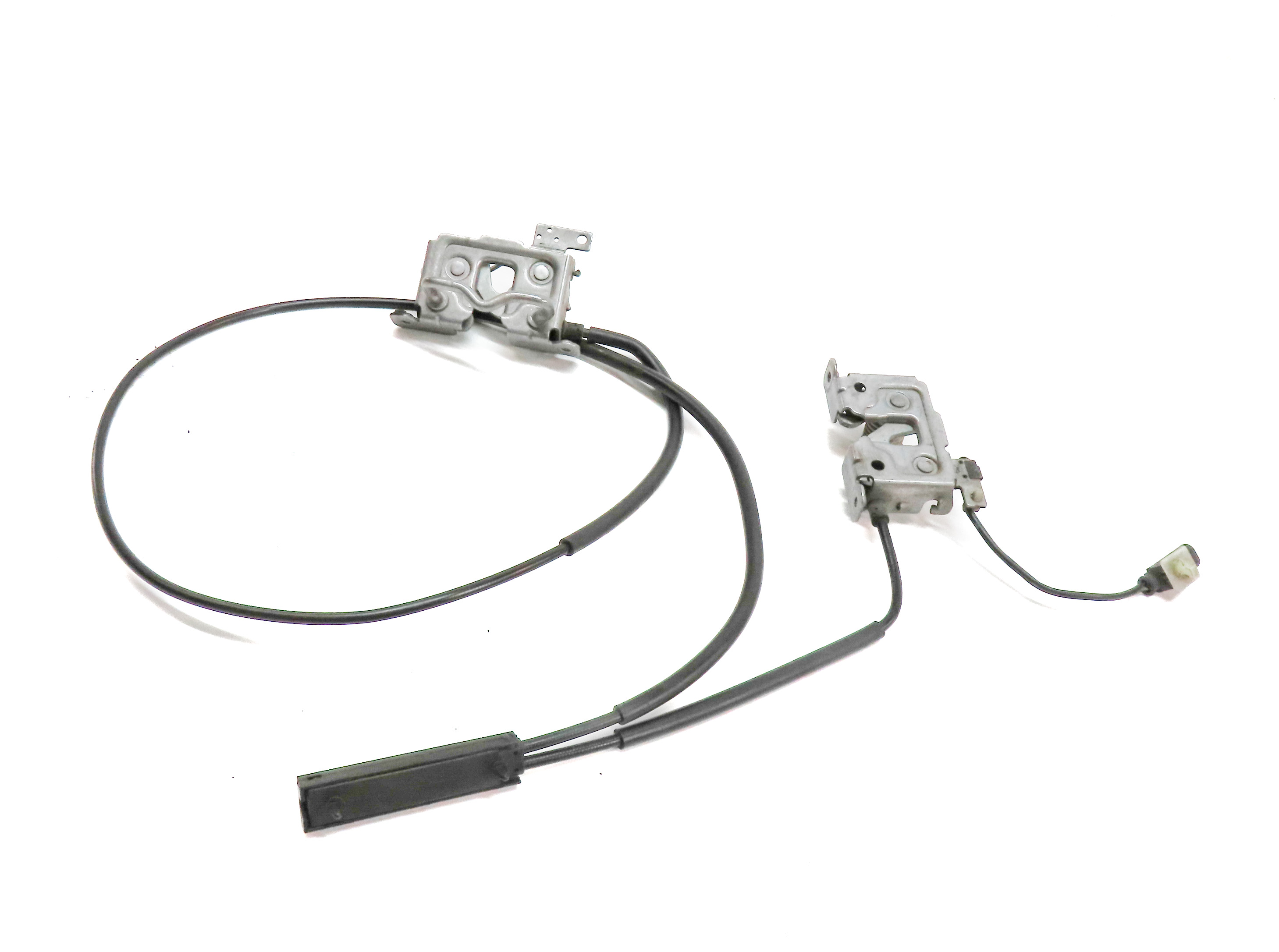 2011 BMW X3 (F25) FRONT HOOD BONNET LID LOCK LATCH CABLE SET/3 — exact item pictured