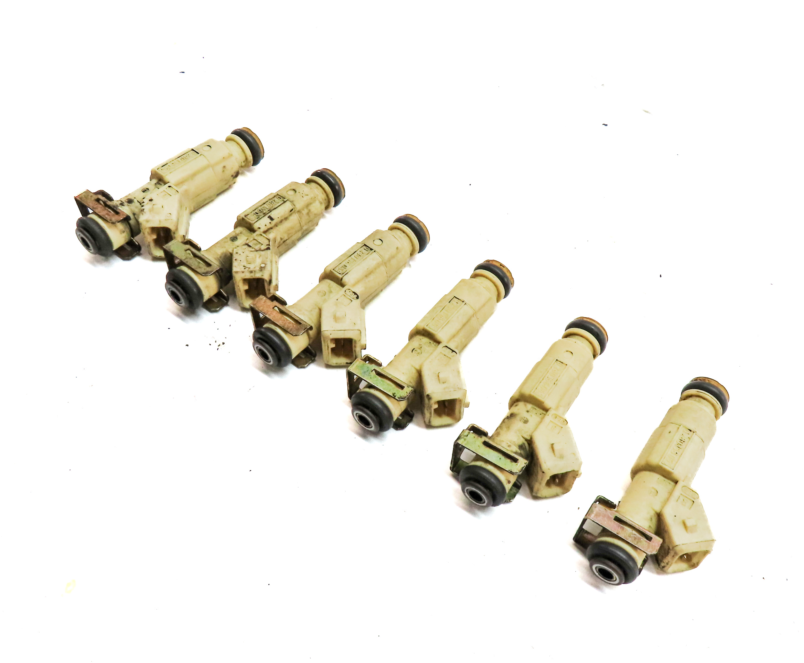 2001-2006 PORSCHE 911 BOXSTER (986 996) 2.7L M96 FUEL INJECTOR SET-6 — exact item pictured