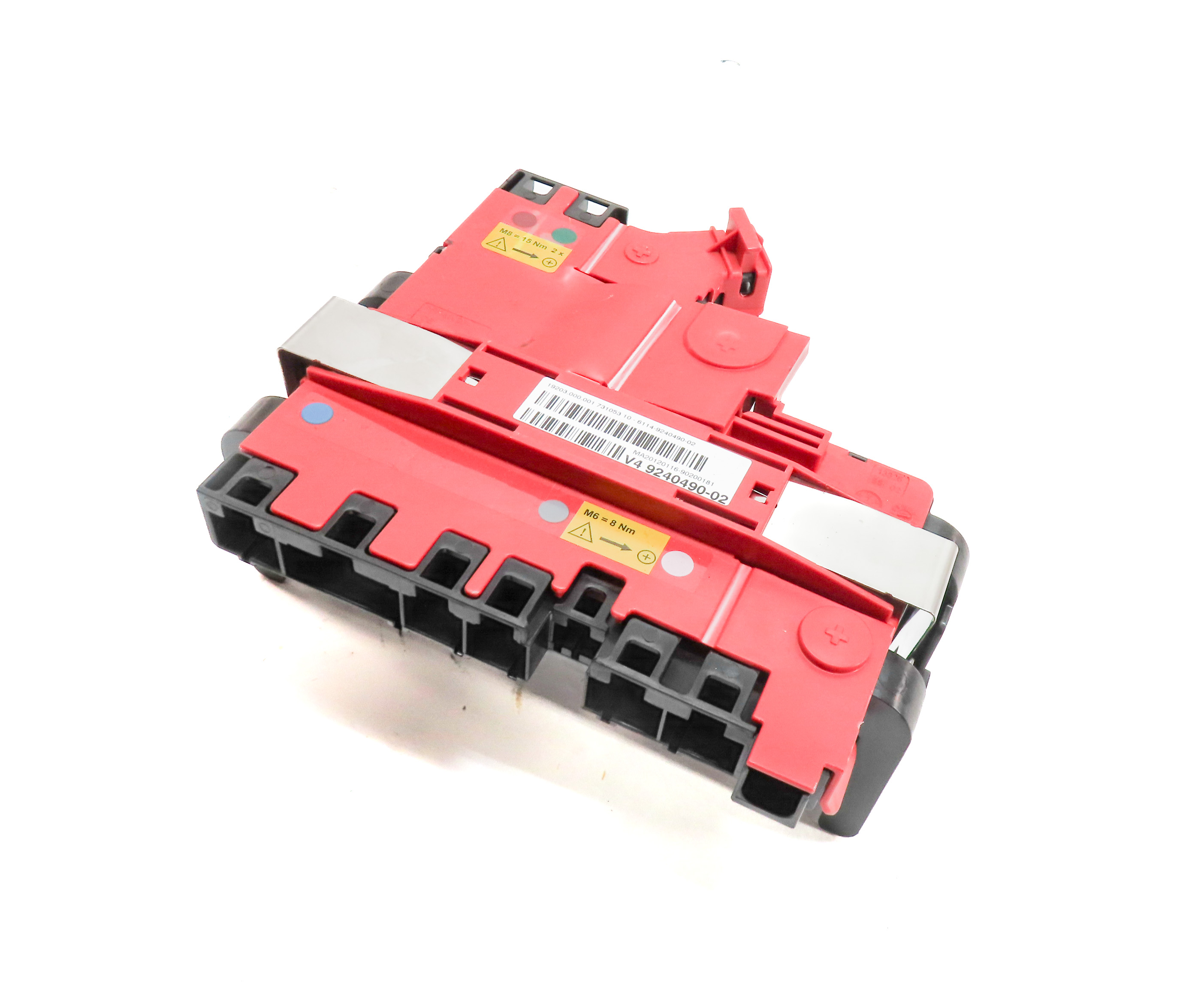 2012 BMW 528I (F10) 2.0L (N20) ENGINE POSITIVE BATTERY TERMINAL JUNCTION PLATE — exact item pictured