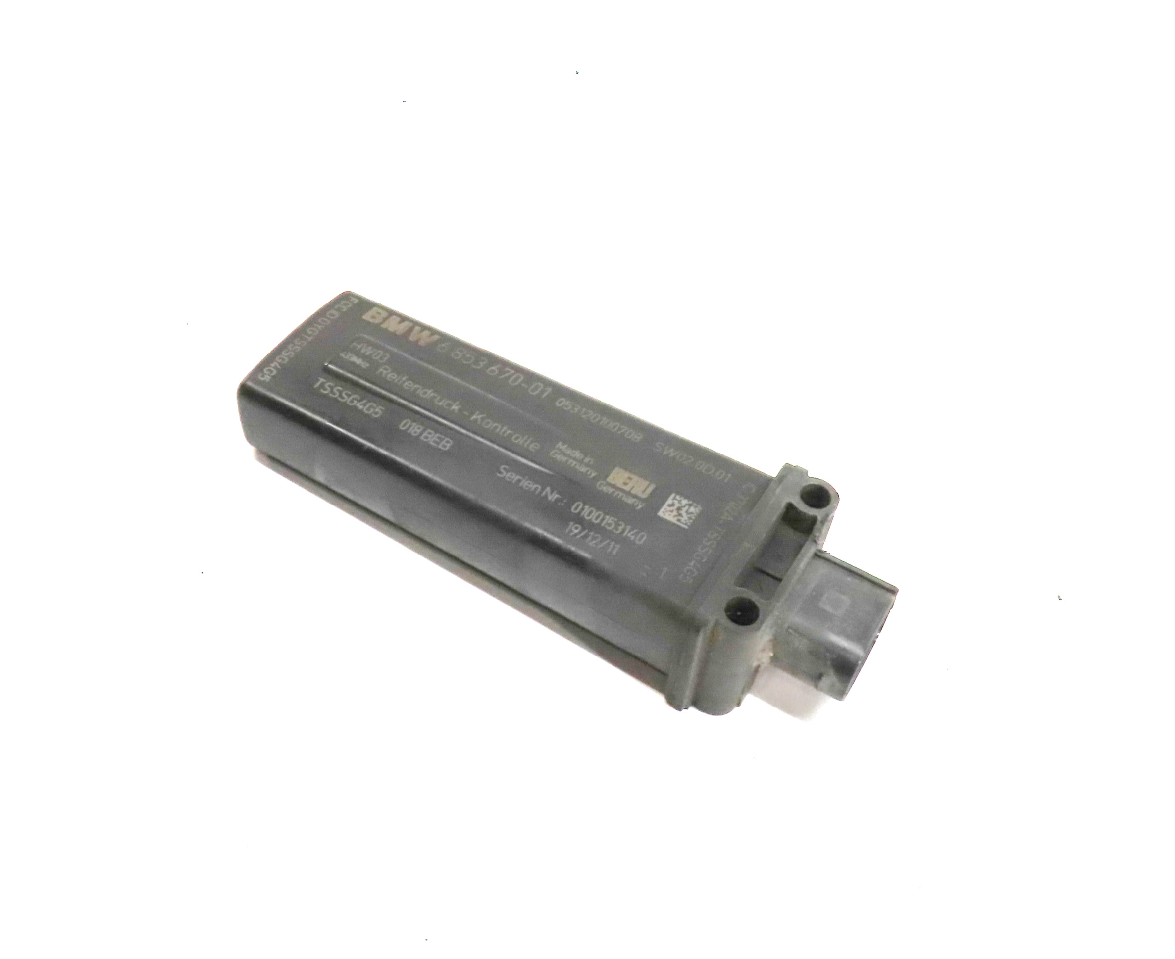 11-18 BMW 5 7 M5 M6 X3 X4 (F01 F06 F10 F12 F25 F26) TPMS SENSOR ANTENNA MODULE — exact item pictured