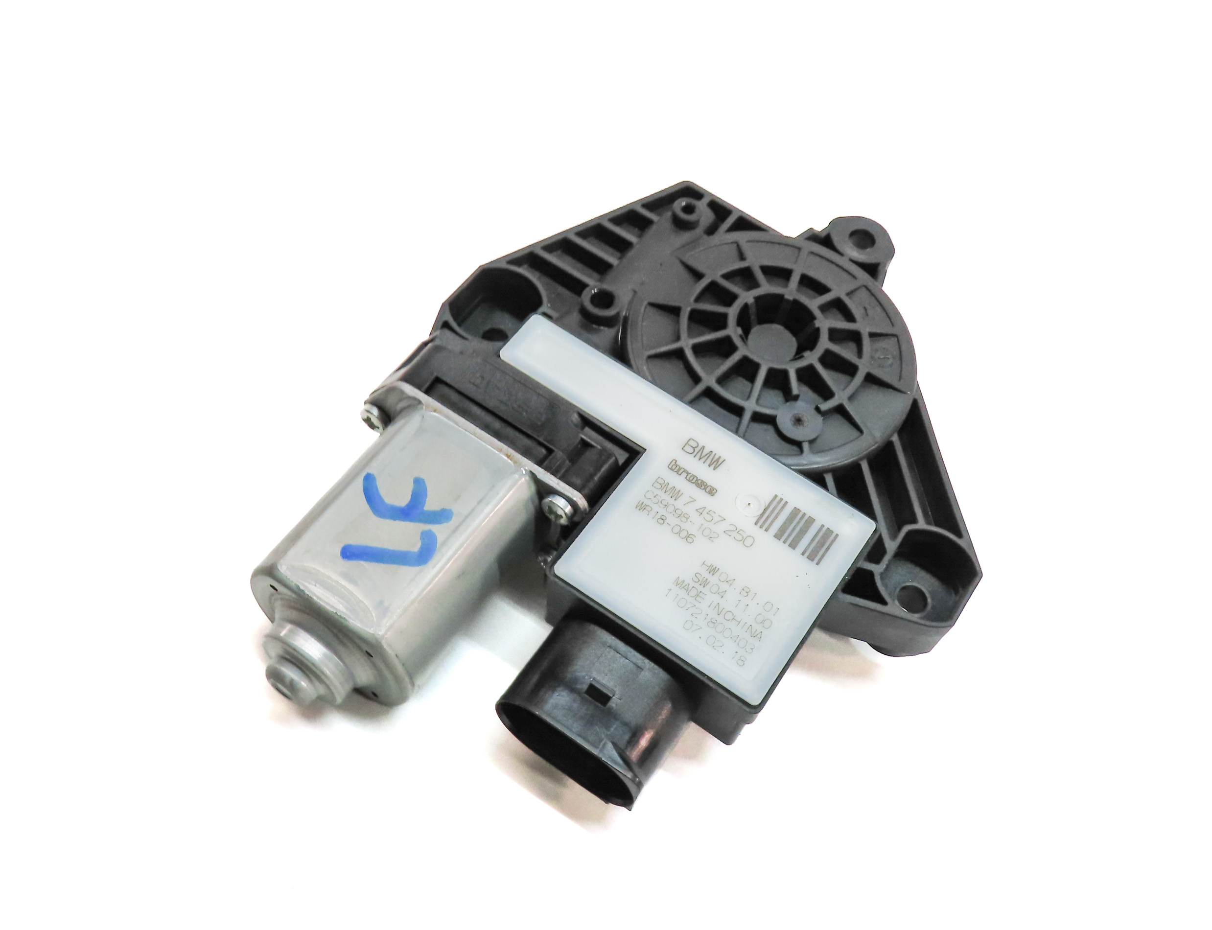 2018-2021 BMW X3 (G01) FRONT LEFT DRIVER DOOR ELECTRIC POWER WINDOW MOTOR — exact item pictured