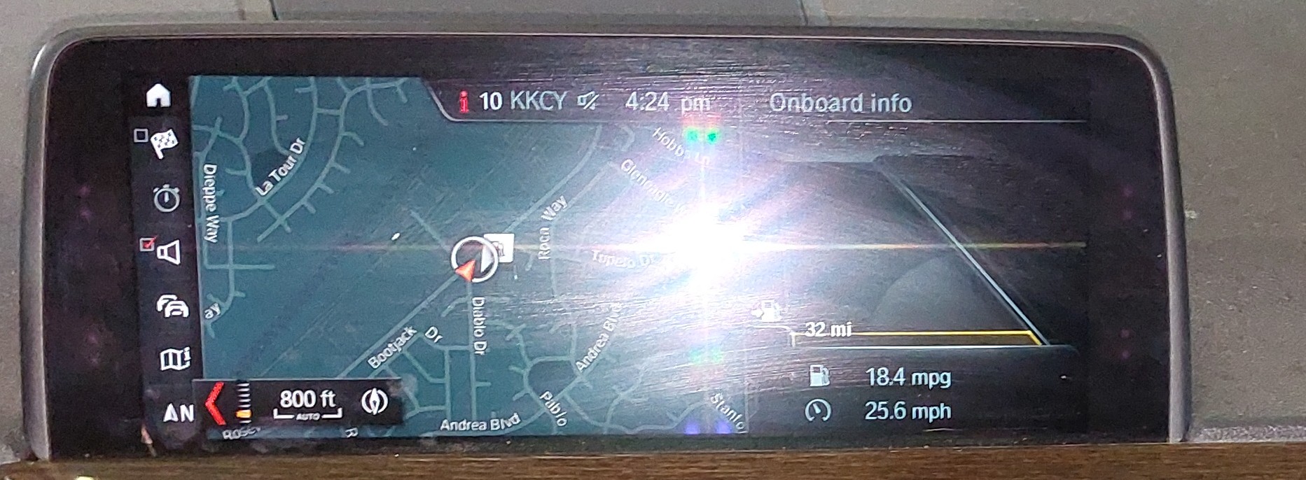 19-21 BMW X3 (G01) FRONT DASH INFORMATION NAVIGATION DISPLAY SCREEN (10.25 INCH) — exact item pictured