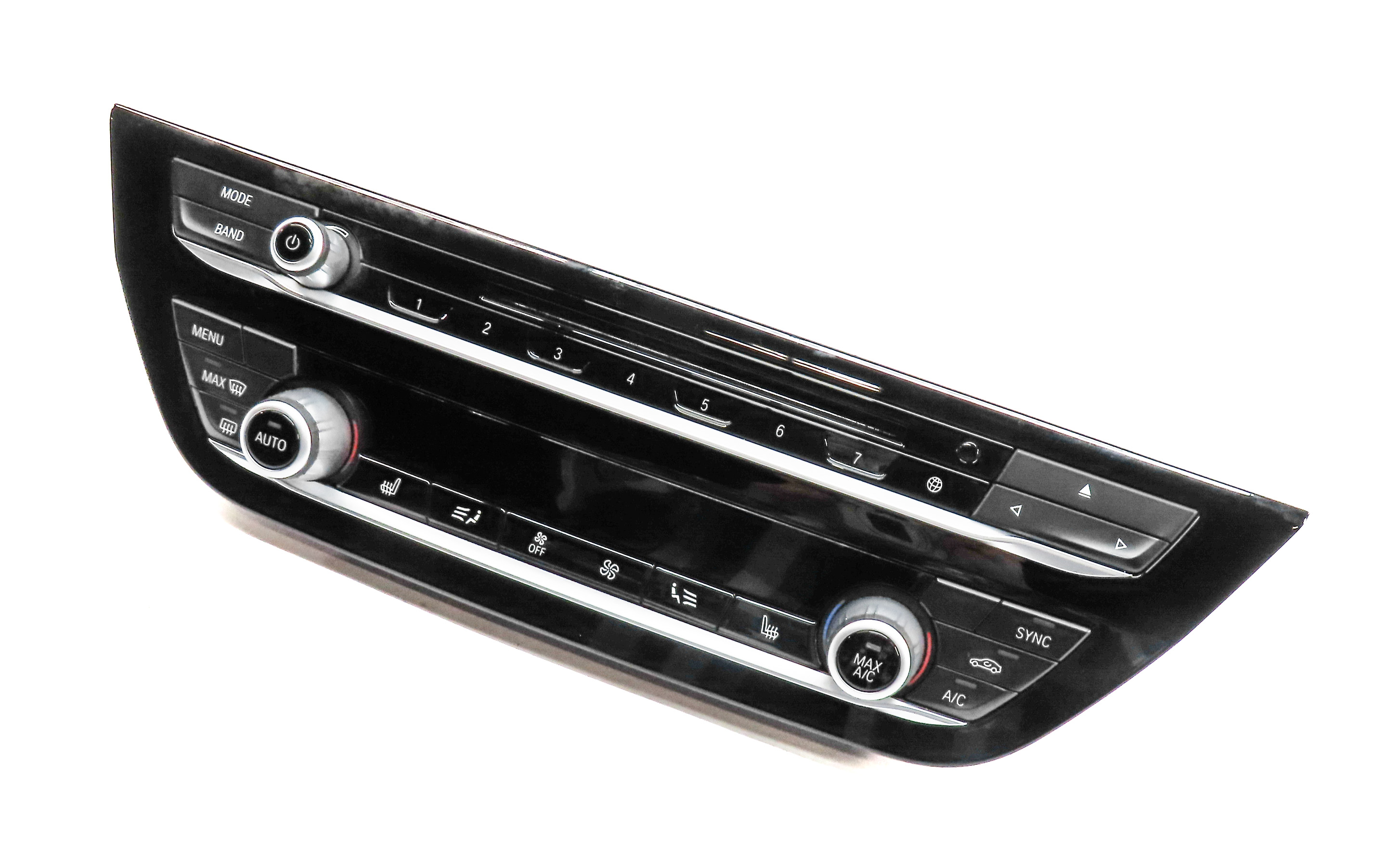 18-21 BMW X3 X4 X4M (G01 G02) FRONT AC HEATER CLIMATE CONTROL PANEL w/ CD PLAYER — exact item pictured