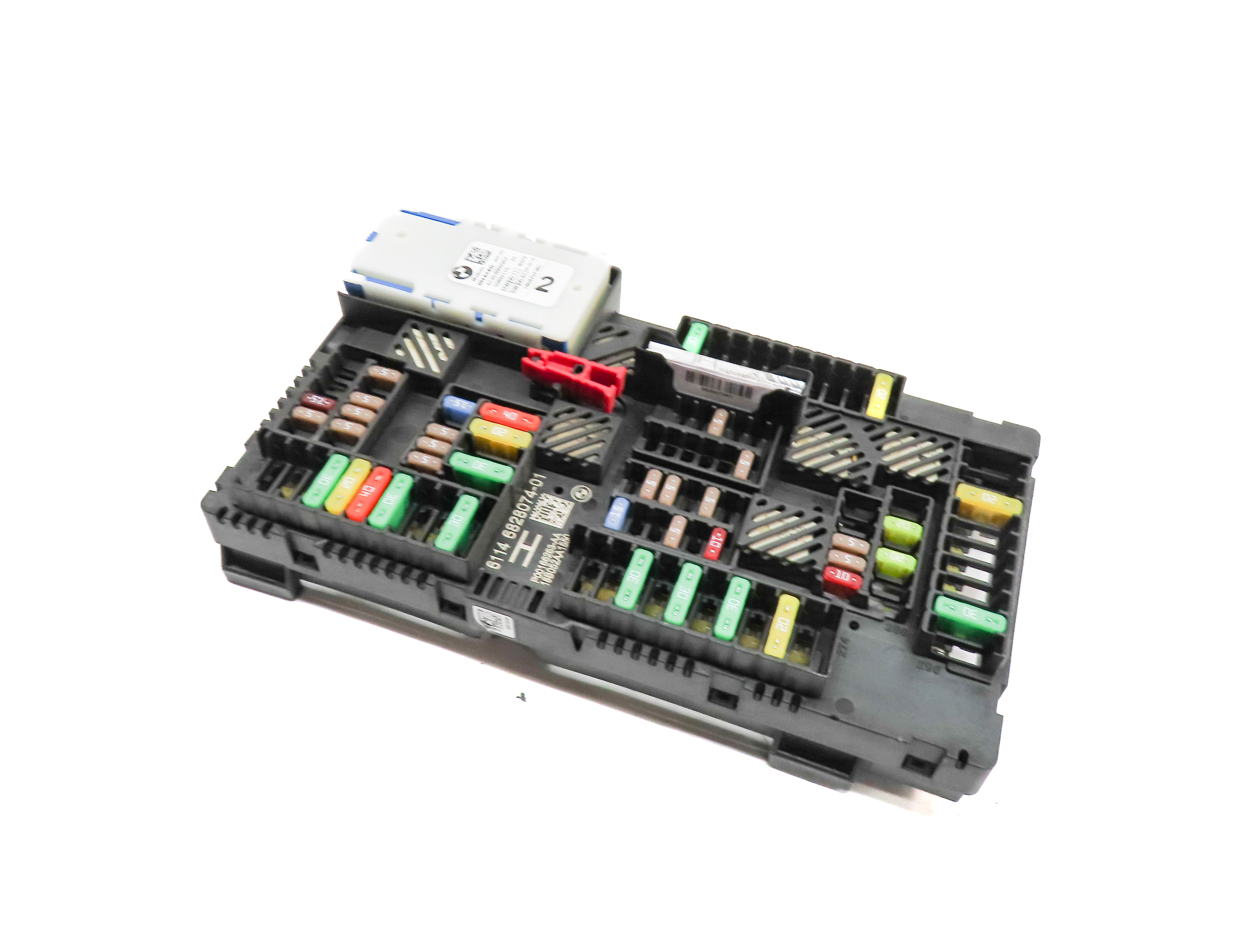 18-21 BMW X3 X4 X4M (F98 G01 G02) REAR TRUNK POWER JUNCTION ENGINE FUSE BOX — exact item pictured