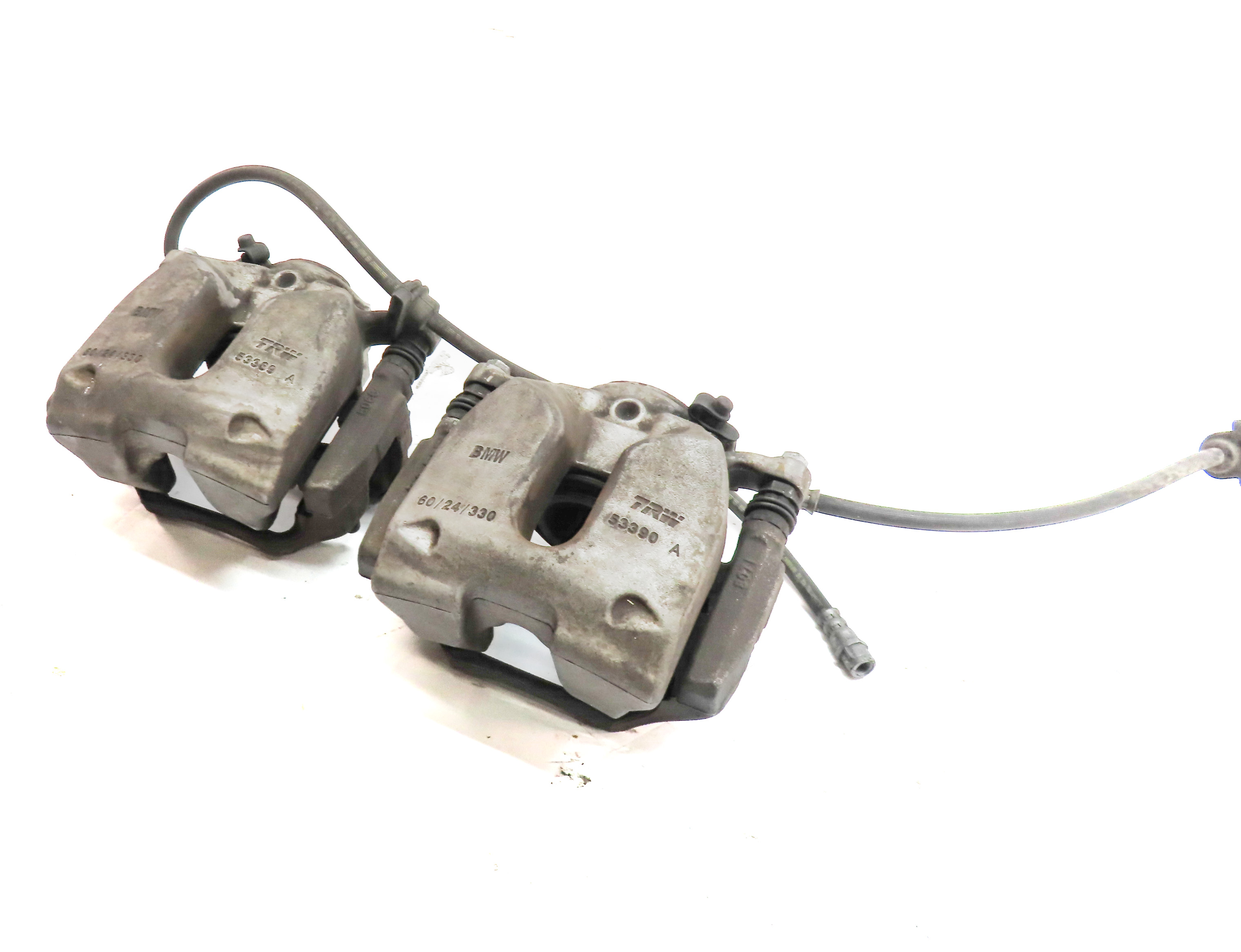 19-22 BMW 330i 330E X3 X4 (G01 G02 G20) FRONT LEFT & RIGHT BRAKE CALIPER SET 2 — exact item pictured