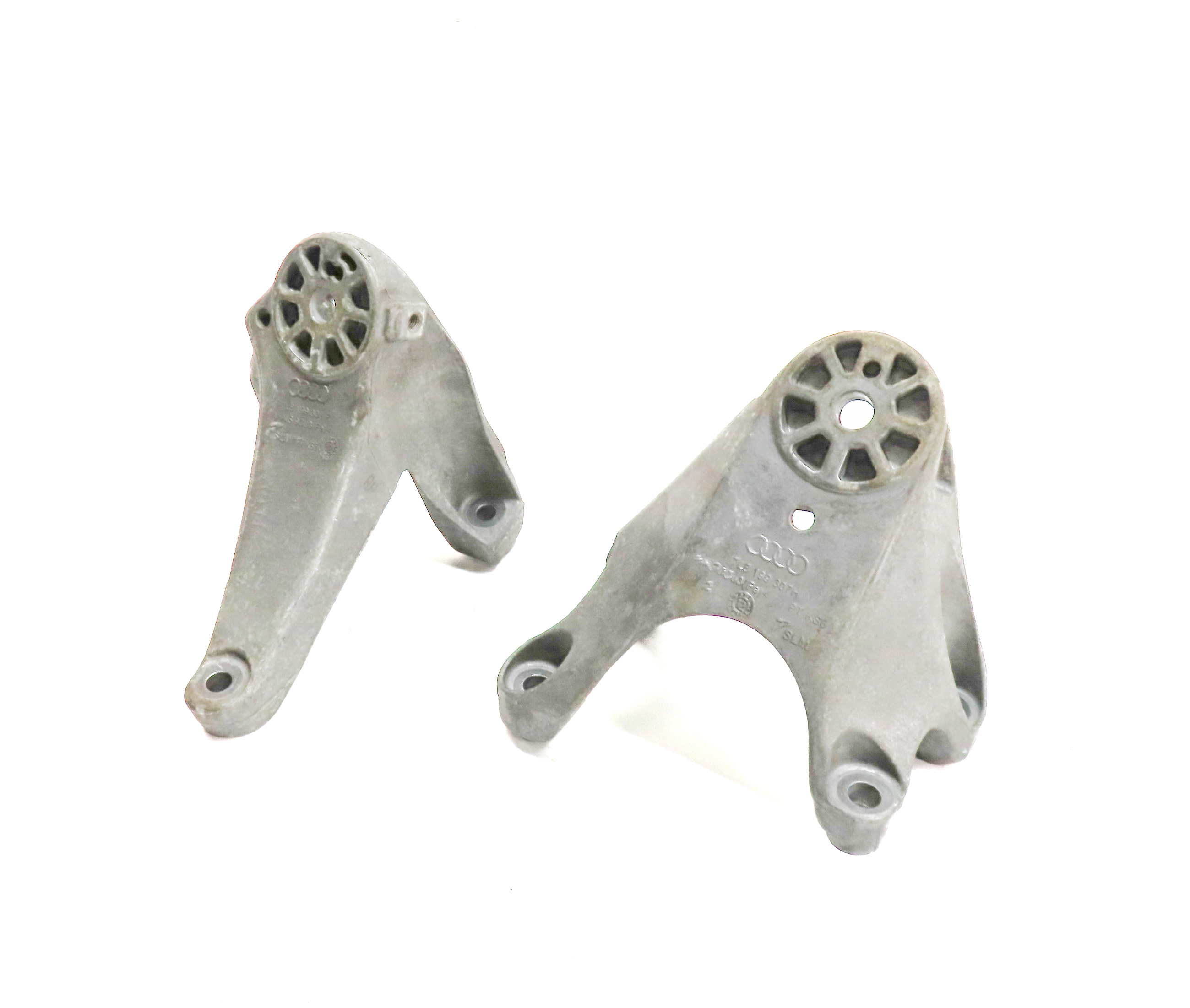 2013 AUDI Q7 (4L) 3.0L SUPER (CTWA) ENGINE MOTOR MOUNT SUPPORT BRACKET SET/2 — exact item pictured
