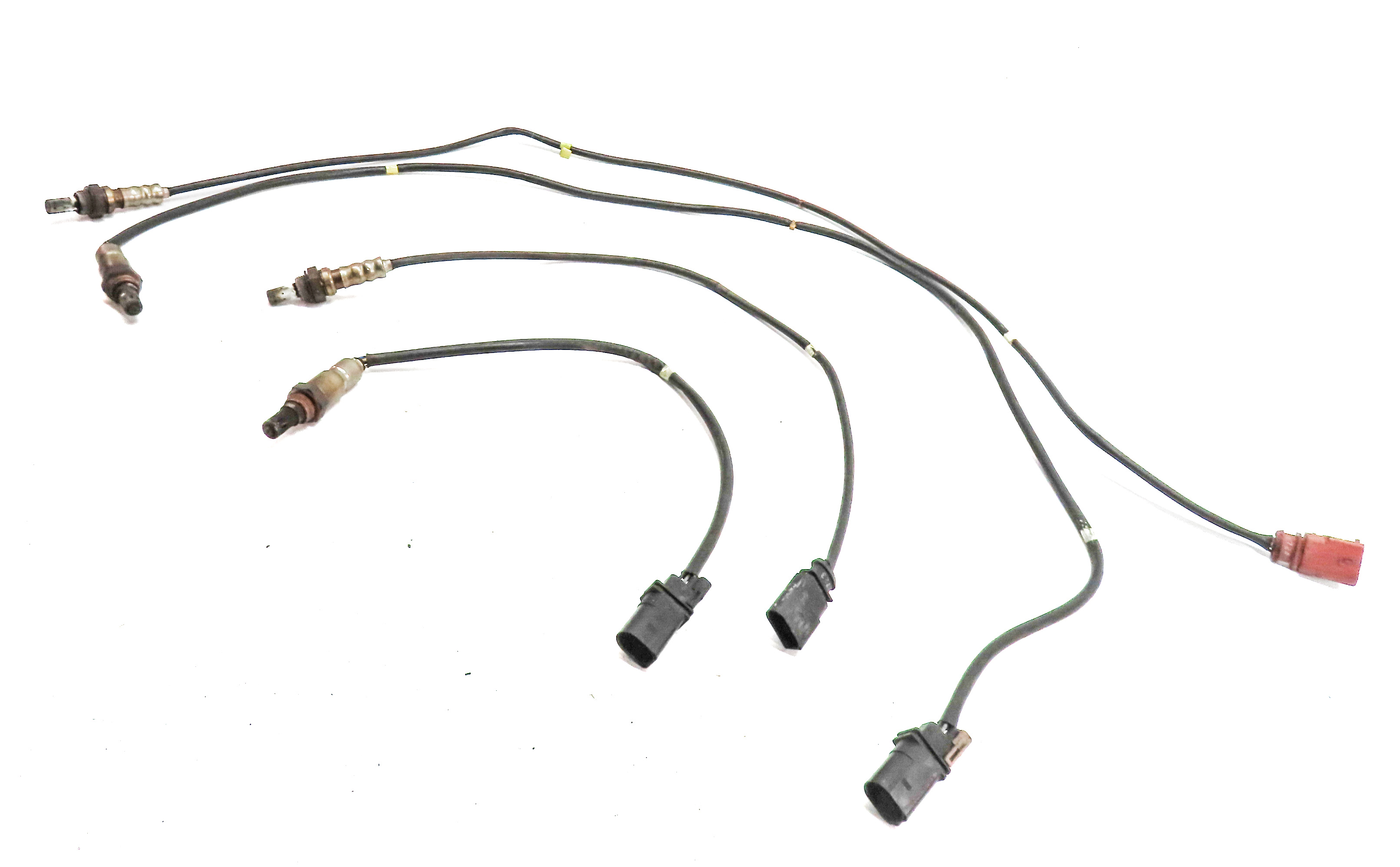 2013 AUDI Q7 (4L) 3.0L SUPER (CTWA) ENGINE OXYGEN O2 LAMBDA PROBE SENSOR SET/4 — exact item pictured