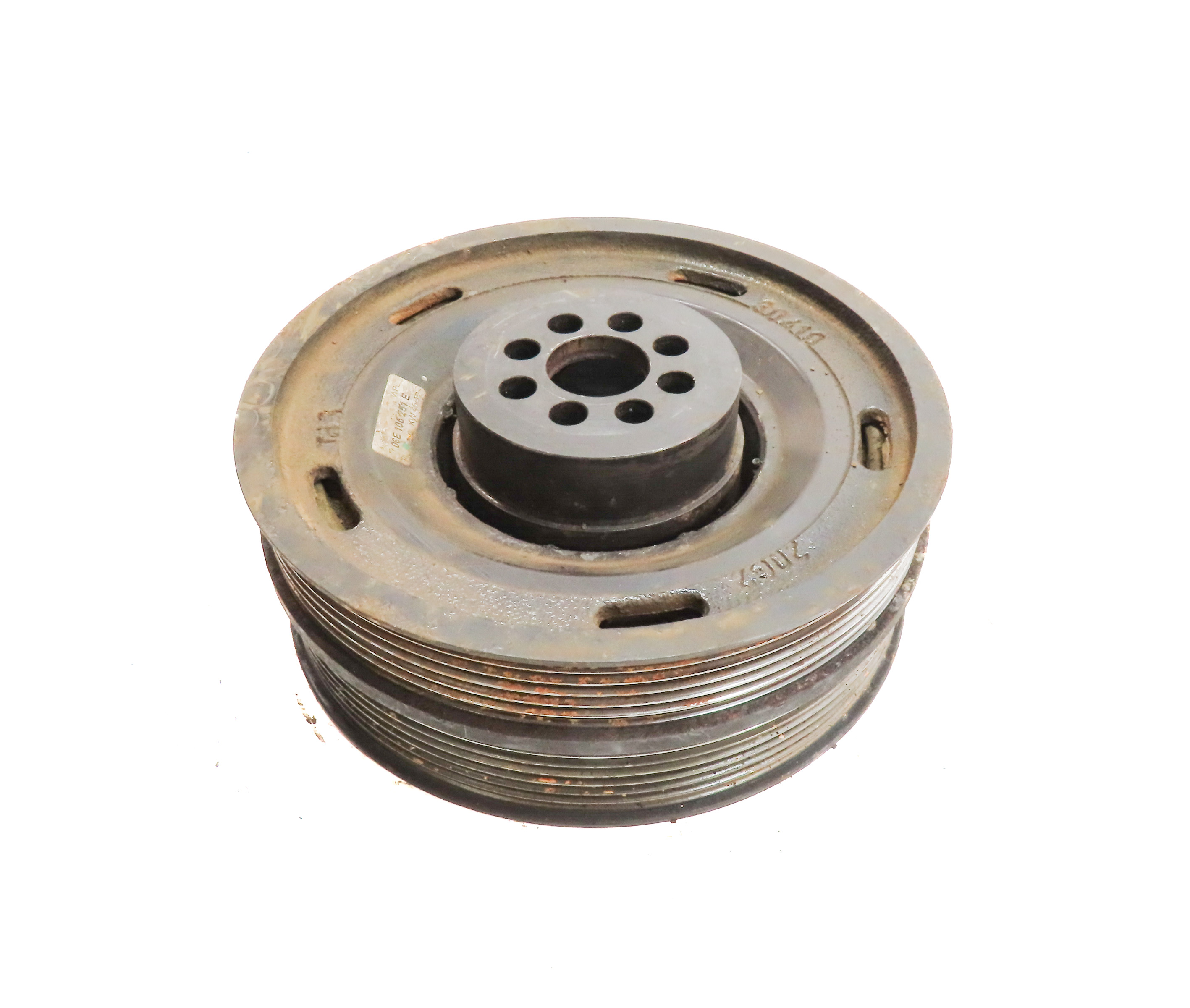 09-17 AUDI A6 A7 A8 Q5 Q7 S4 S5 (C7 D4 8R 4L B8 8T) 3.0L SUPER HARMONIC BALANCER — exact item pictured