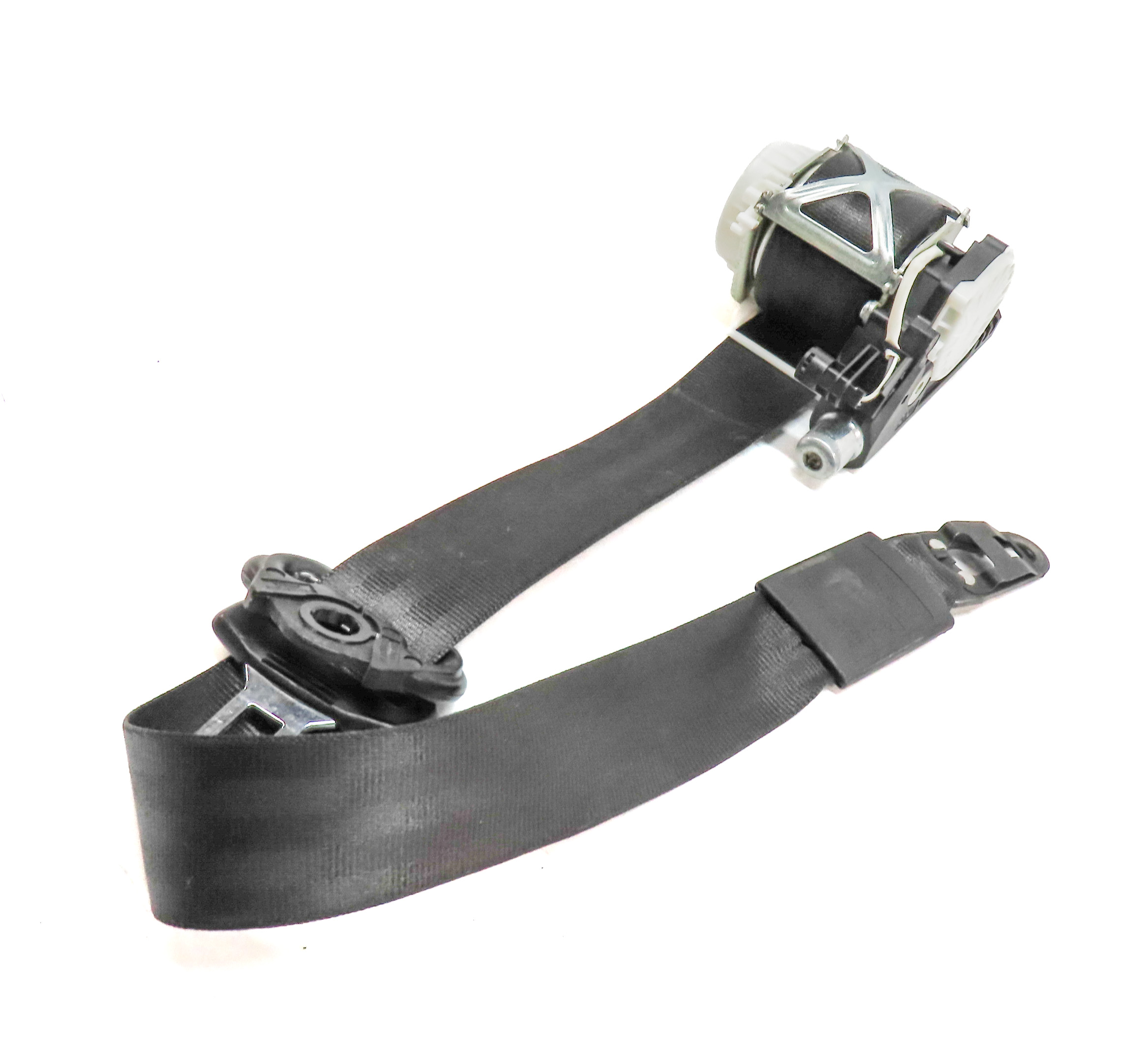 2007-2015 AUDI Q7 (4L) FRONT RIGHT PASSENGER SEAT SEATBELT RETRACTOR (Black) — exact item pictured