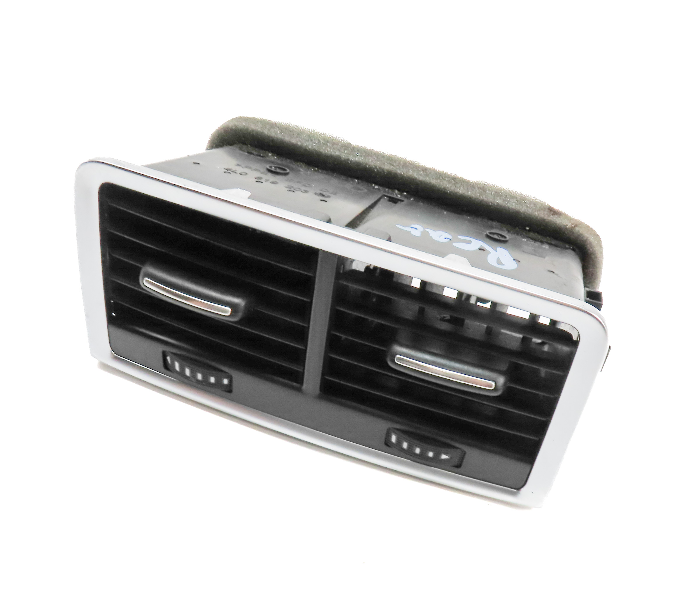 2013 AUDI Q7 (4L) REAR CENTER CONSOLE HEAT AIR AC HVAC DUAL VENT (Black) — exact item pictured