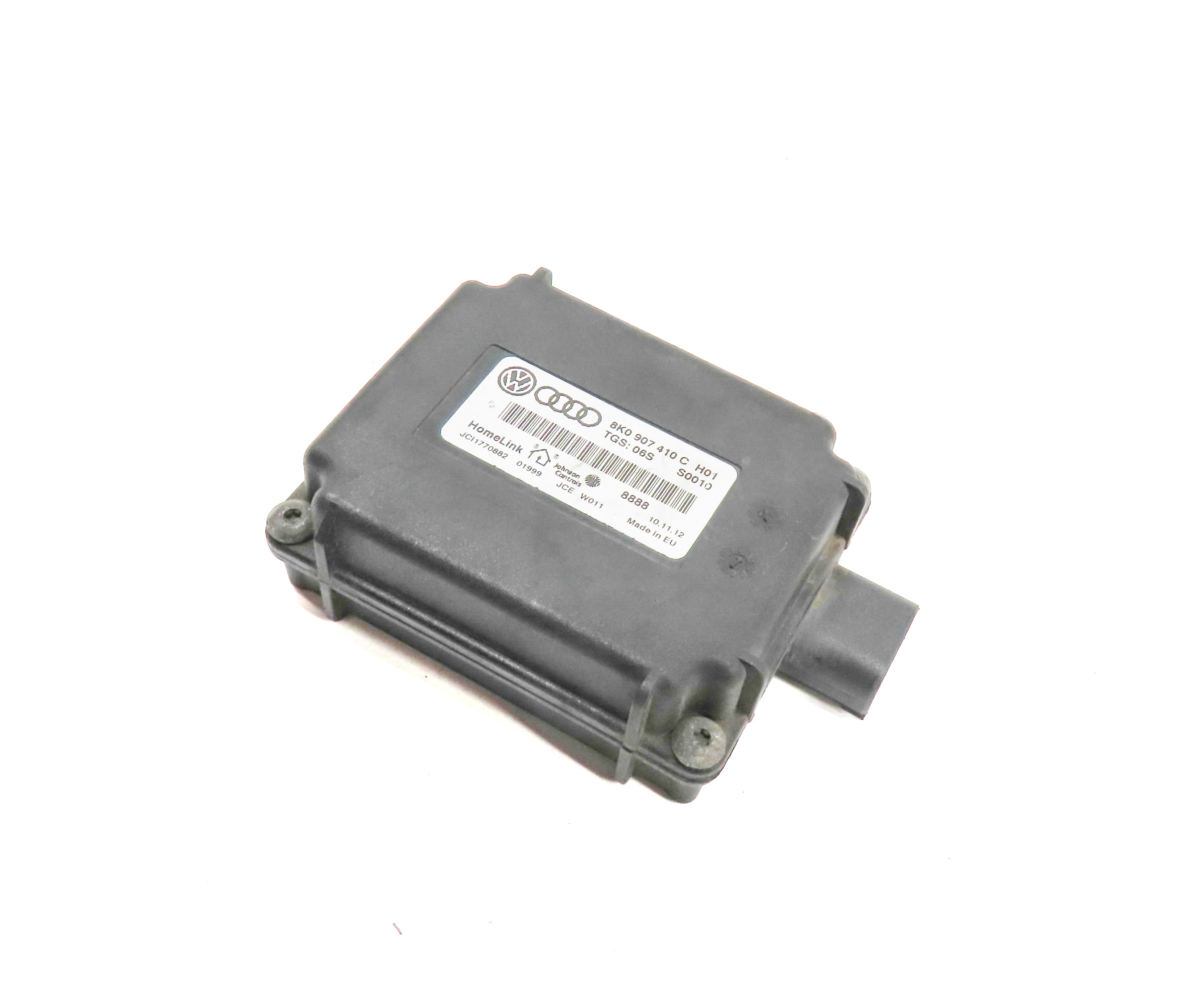 2008-2012 AUDI A4 S4 A5 Q5 Q7 (B8 8K 8T 8R 4L) HOMELINK GARAGE DOOR GATE MODULE — exact item pictured