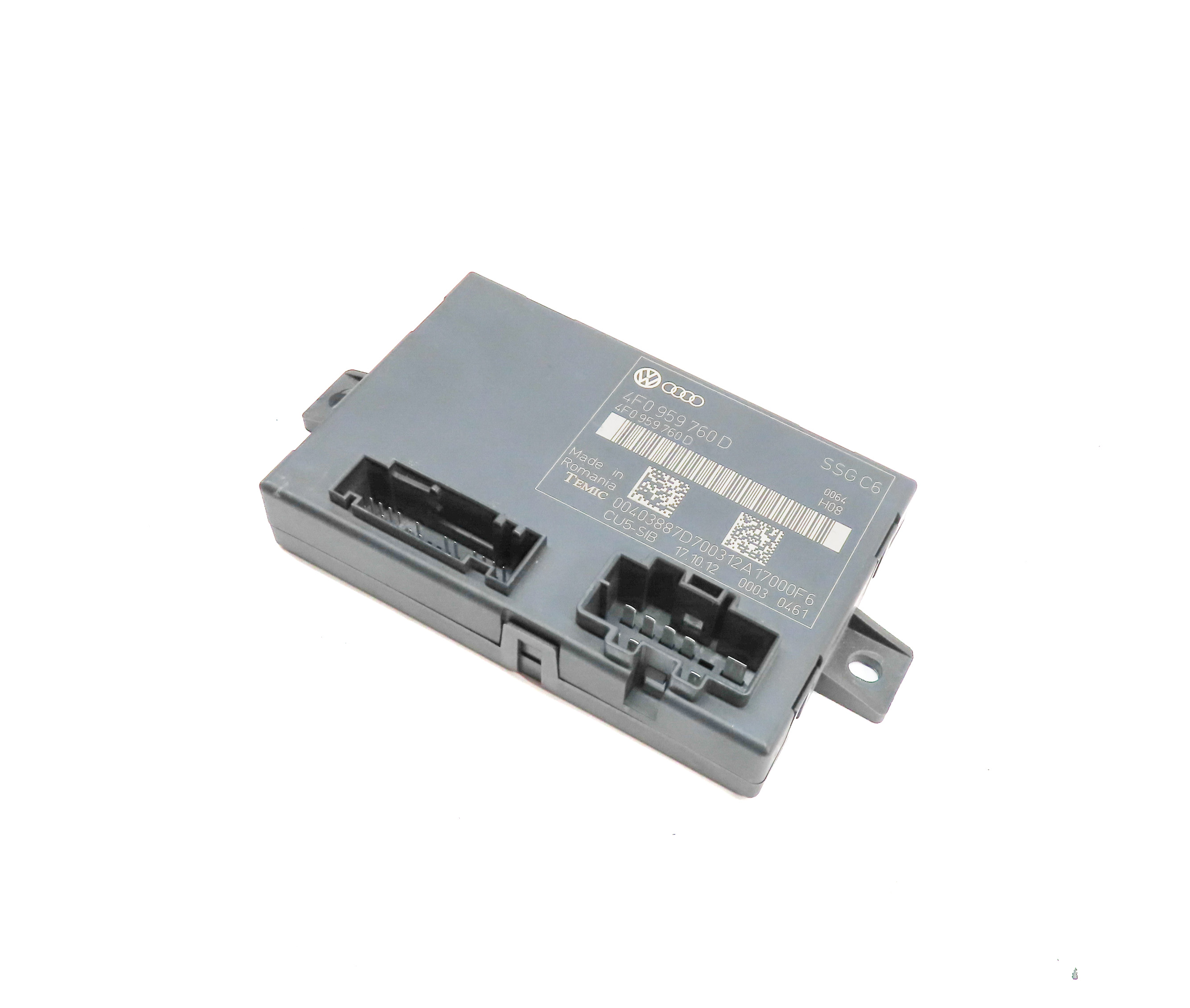 2005-2015 AUDI A6 S6 Q7 (C6 4L) FRONT LEFT DRIVER MEMORY SEAT CONTROL MODULE — exact item pictured