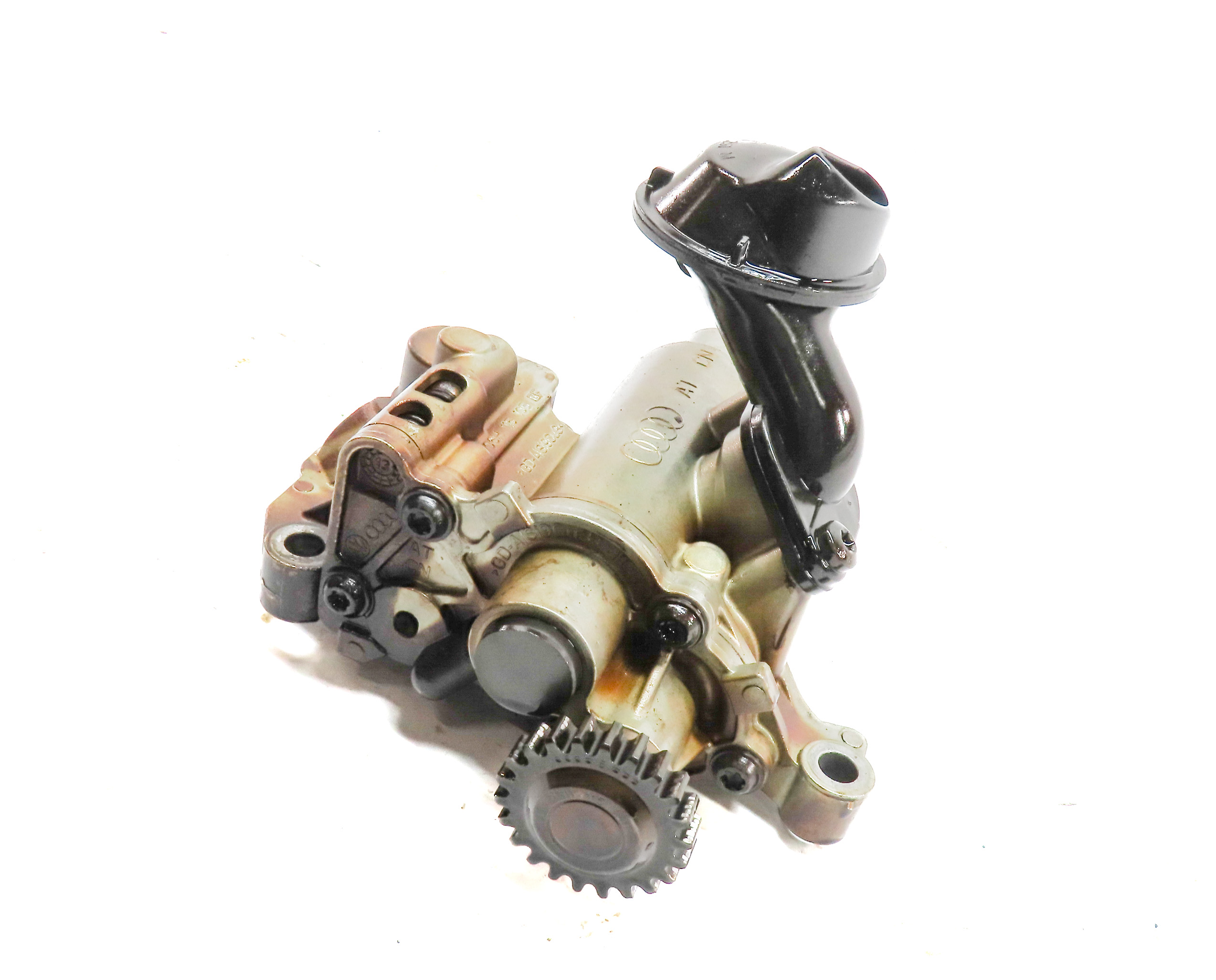 2013 AUDI Q5 (B8 8R) 2.0L (CPMA) ENGINE MOTOR OIL FLUID PUMP w/ PICK UP TUBE — exact item pictured