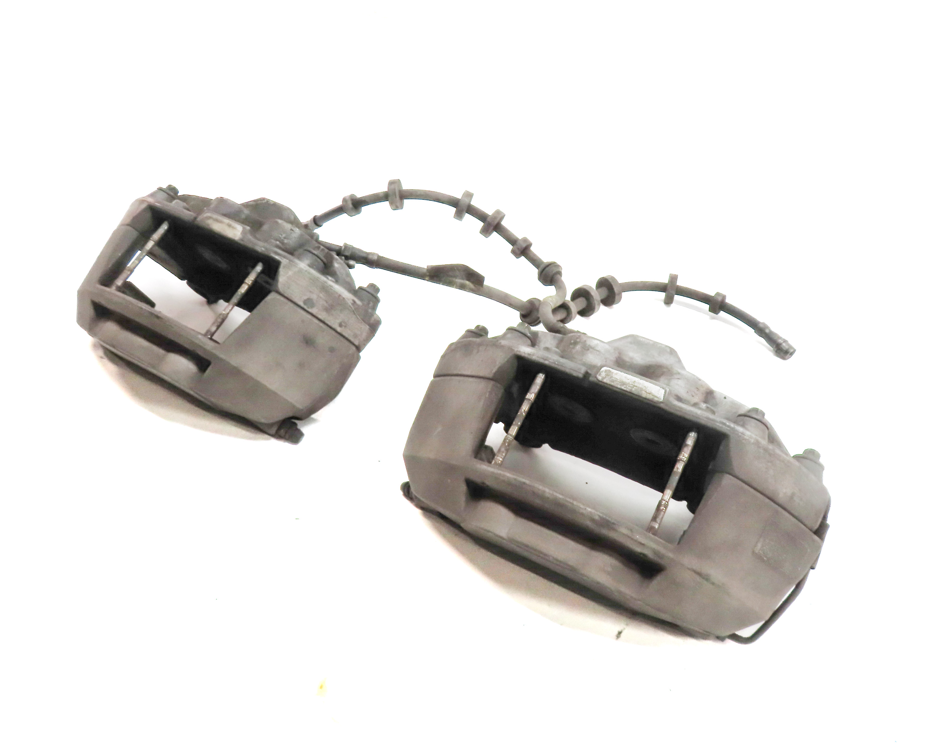 13-17 AUDI Q5 (B8 8R) FRONT LEFT & RIGHT BRAKE CALIPER SET (BREMBO 320mm ROTOR) — exact item pictured