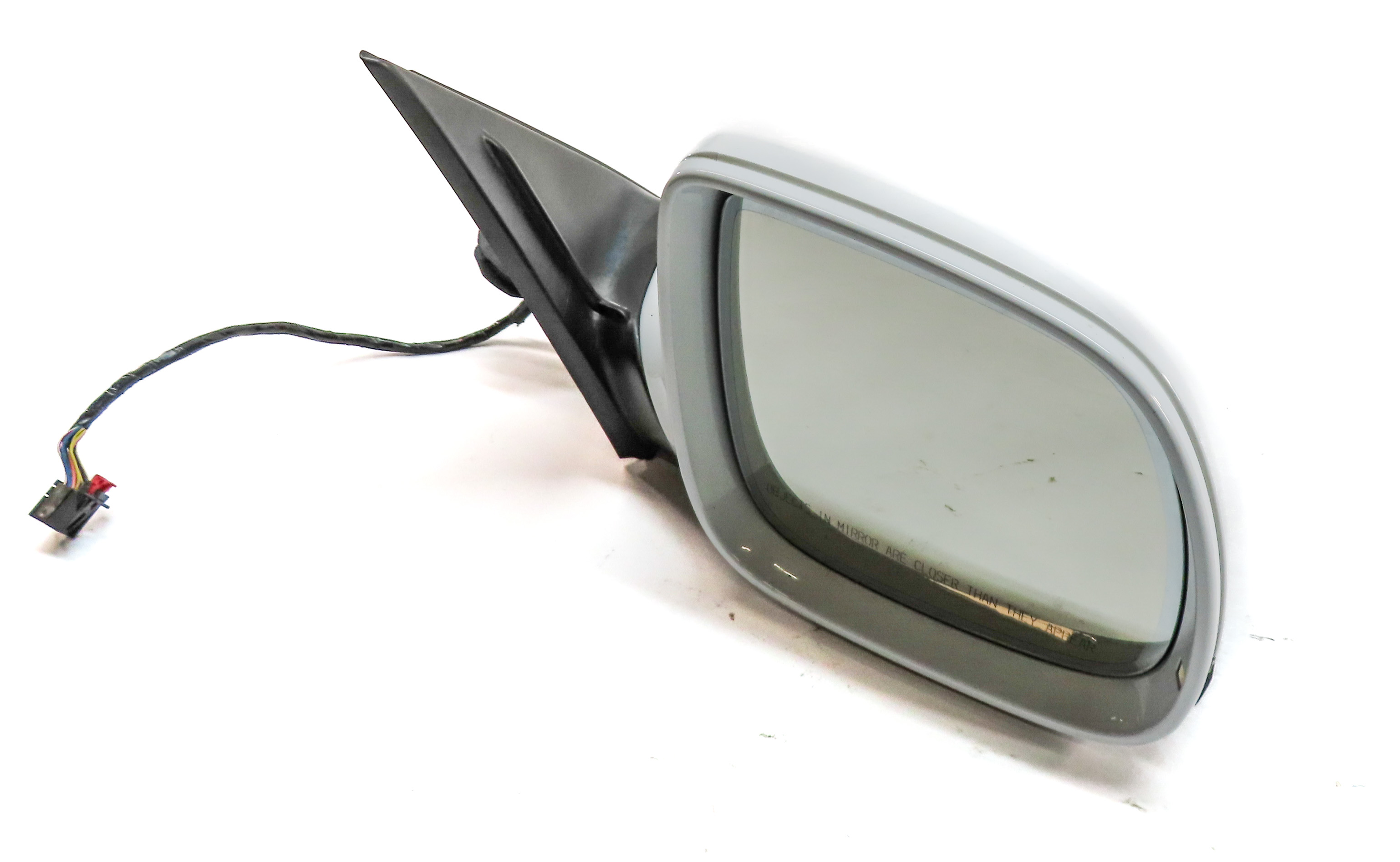 09-14 AUDI Q5 (8R) RIGHT P-FOLD HEAT AUTODIM MEMORY DOOR MIRROR w/ LIGHT (White) — exact item pictured