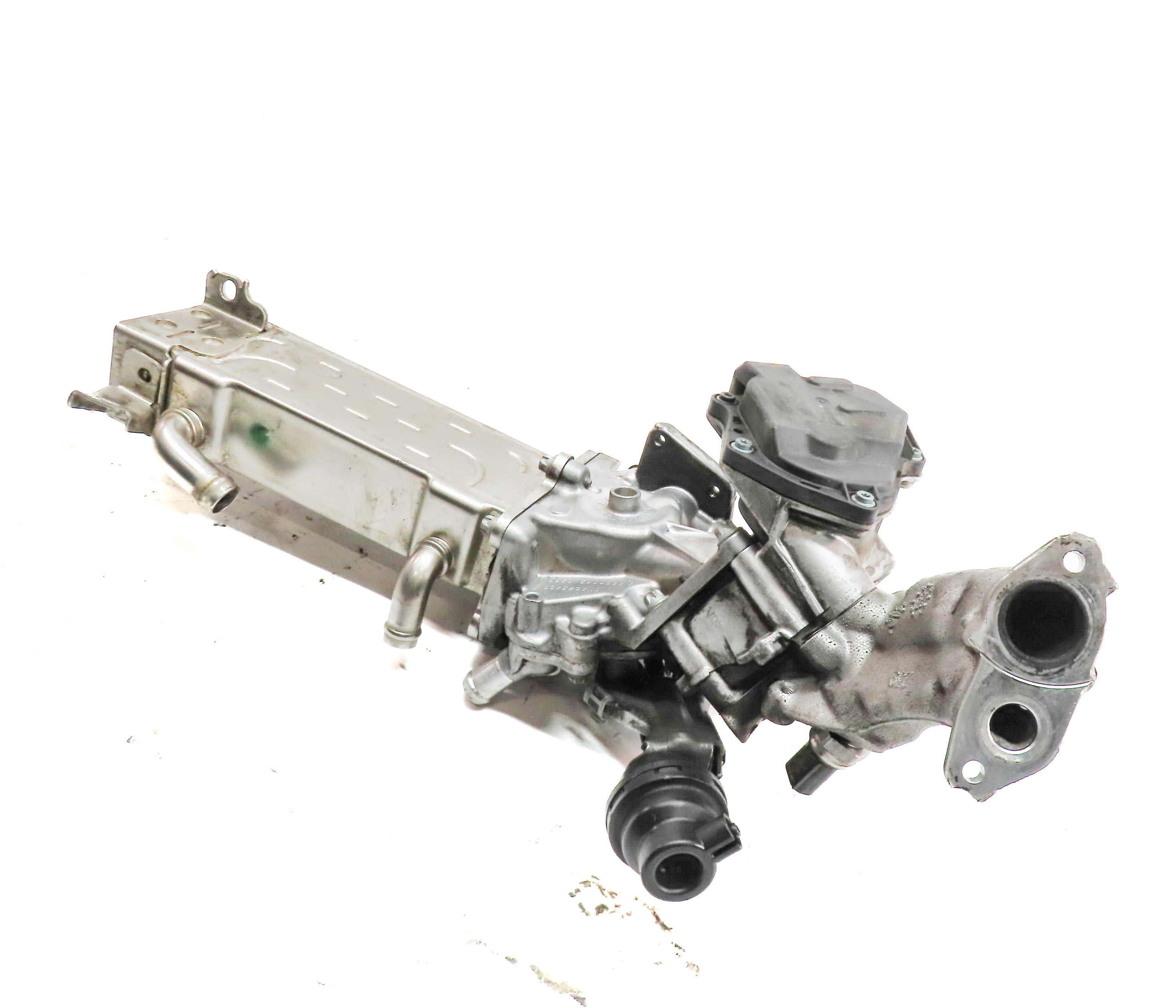 2013 MERCEDES GLK250 (X204) 2.1L DIESEL (OM651) ENGINE EGR COOLER ASSEMBLY — exact item pictured
