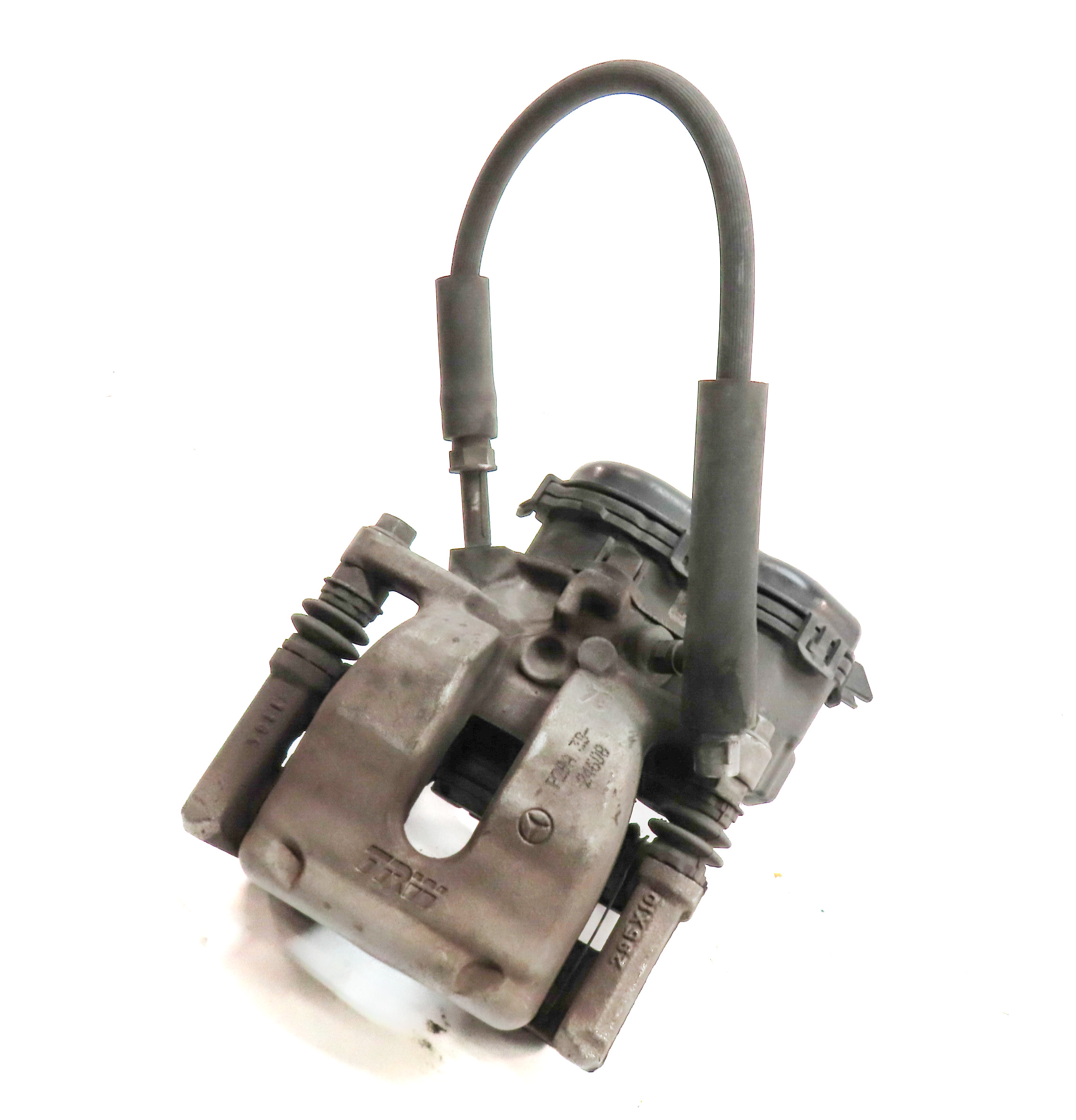 14-17 MERCEDES B ELECTRIC (W242) REAR RIGHT PASSENGER BRAKE CALIPER w/ ACTUATOR — exact item pictured