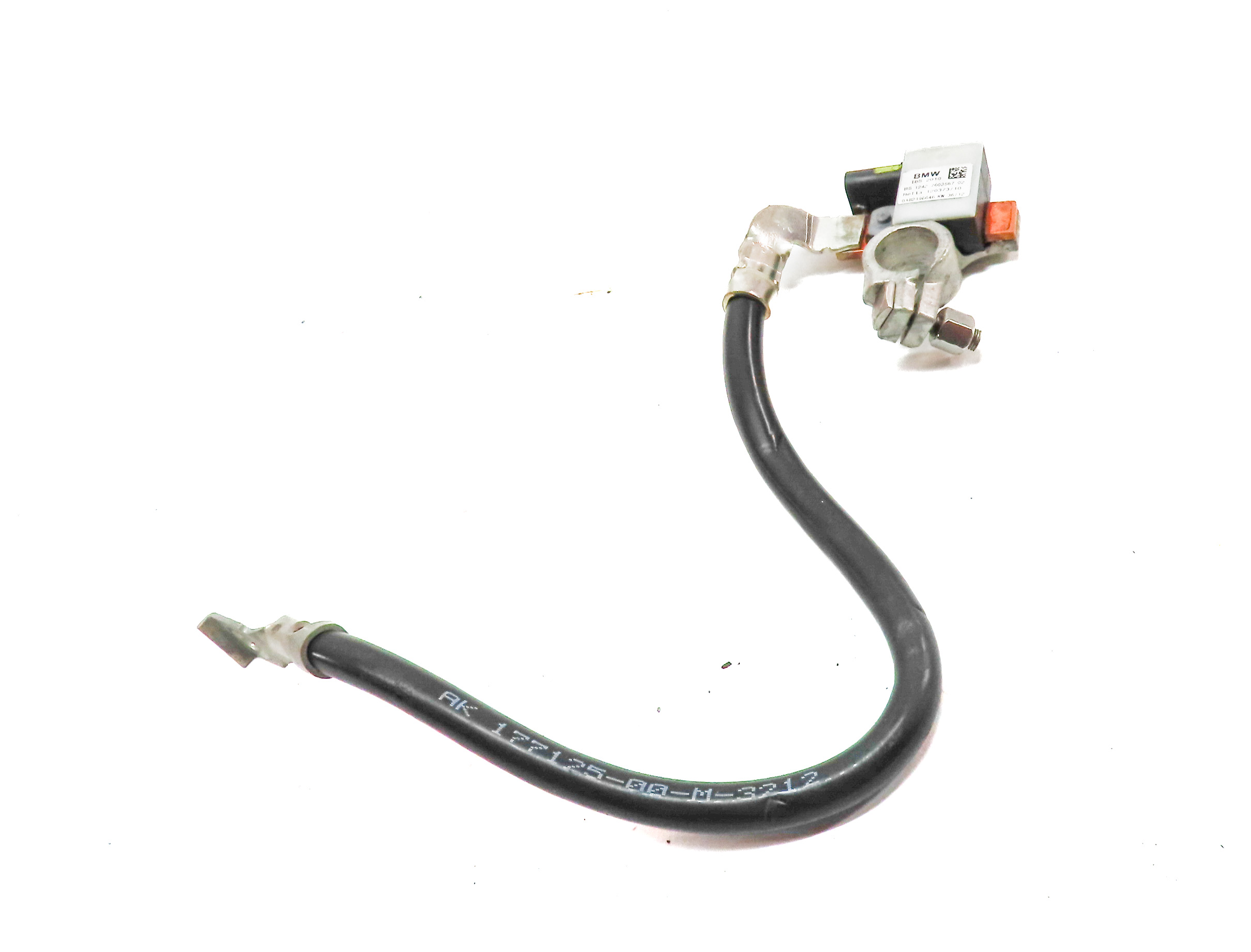 2012 BMW X5 (E70) 3.0L DIESEL (M57Y) ENGINE NEGATIVE BATTERY TERMINAL CABLE — exact item pictured