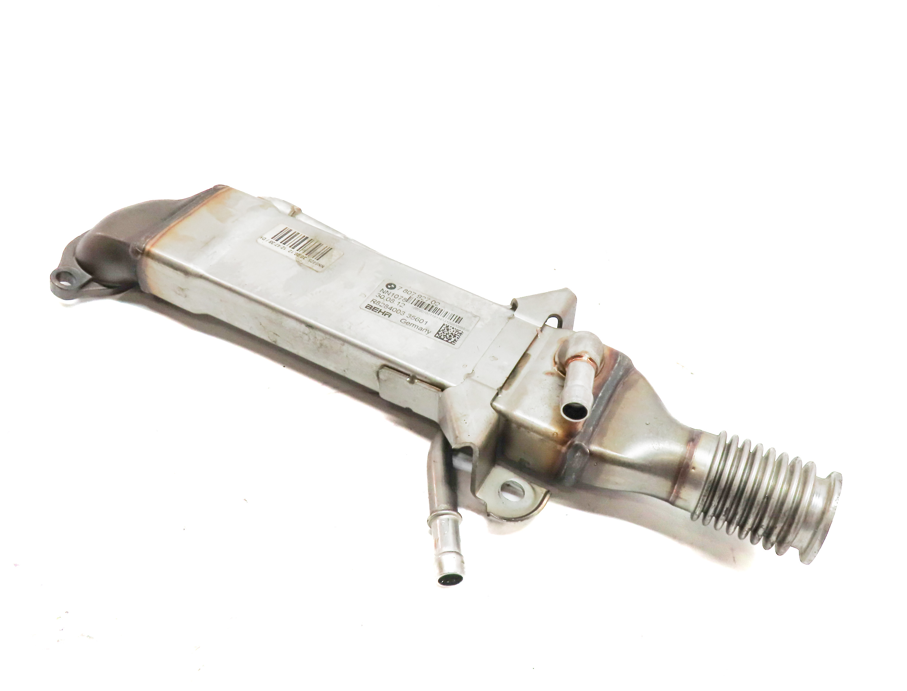 2012 BMW X5 (E70) 3.0L DIESEL (M57Y) ENGINE EXHAUST PARTICULATE FILTER COOLER — exact item pictured