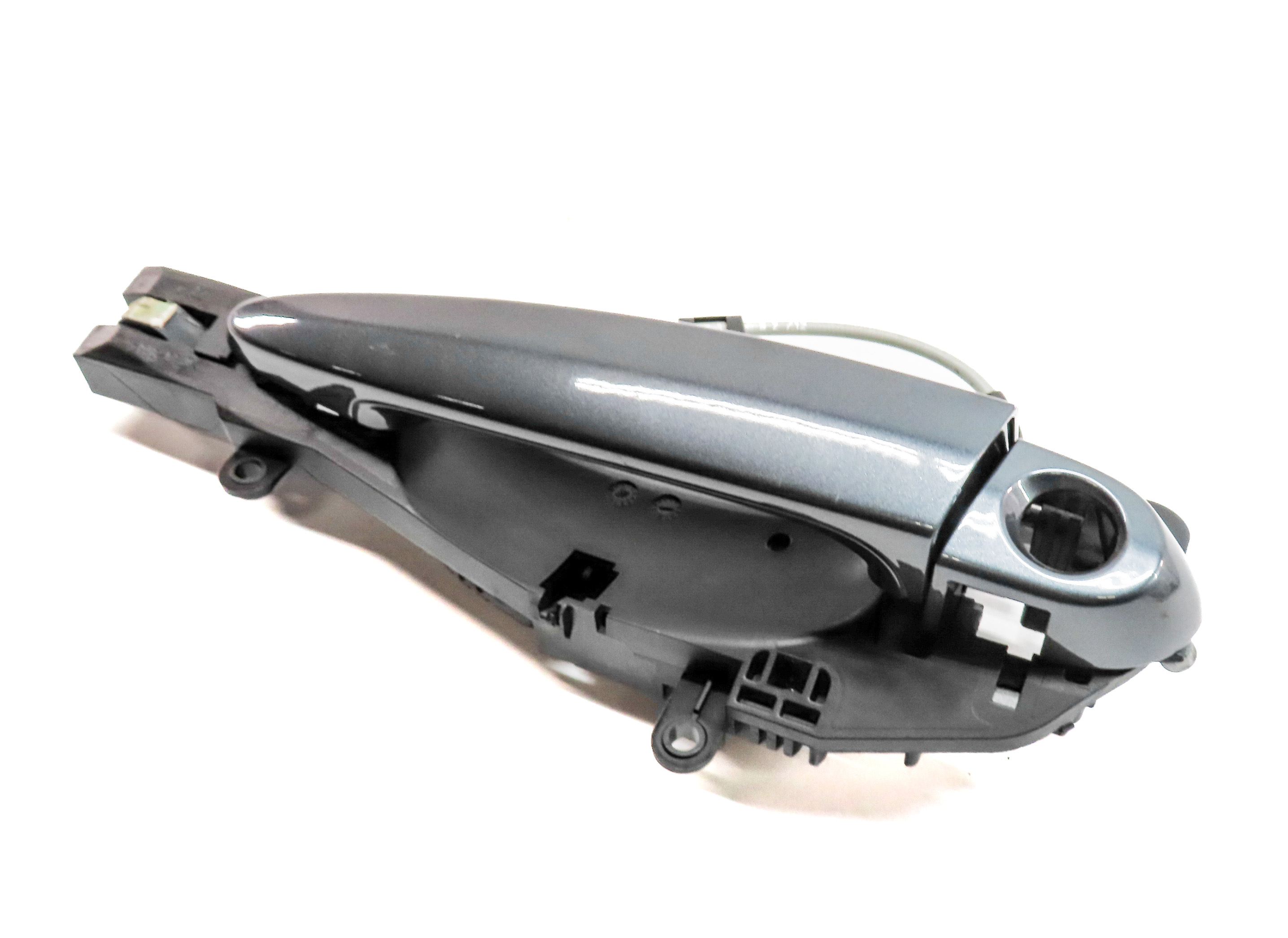 08-14 BMW X5 X5M X6 X6M (E70 E71) FRONT LEFT DRIVER COMFORT DOOR HANDLE (Gray) — exact item pictured