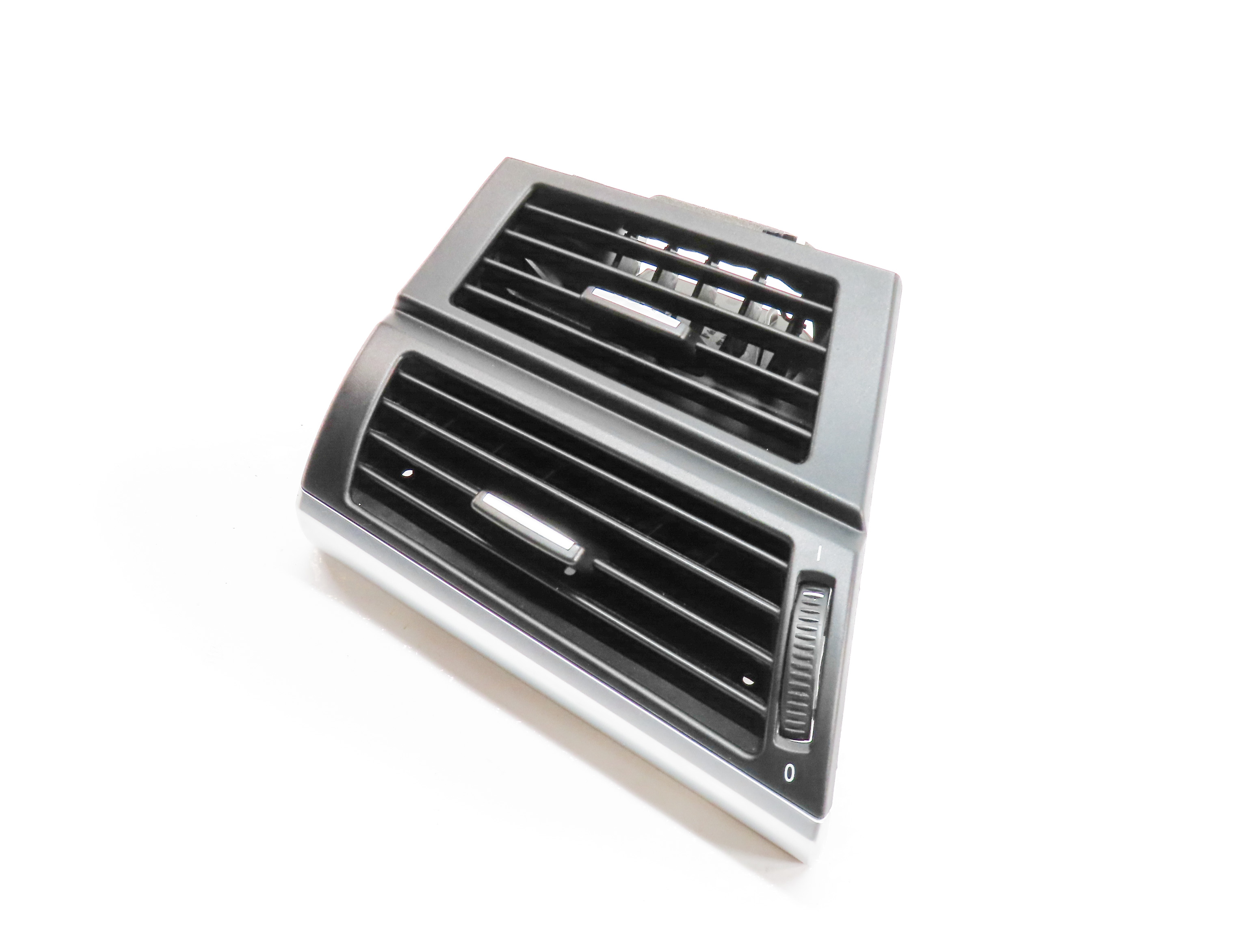 2012 BMW X5 (E70) FRONT LEFT DRIVER OUTER DASH HEAT AIR AC HVAC VENT (Black) — exact item pictured