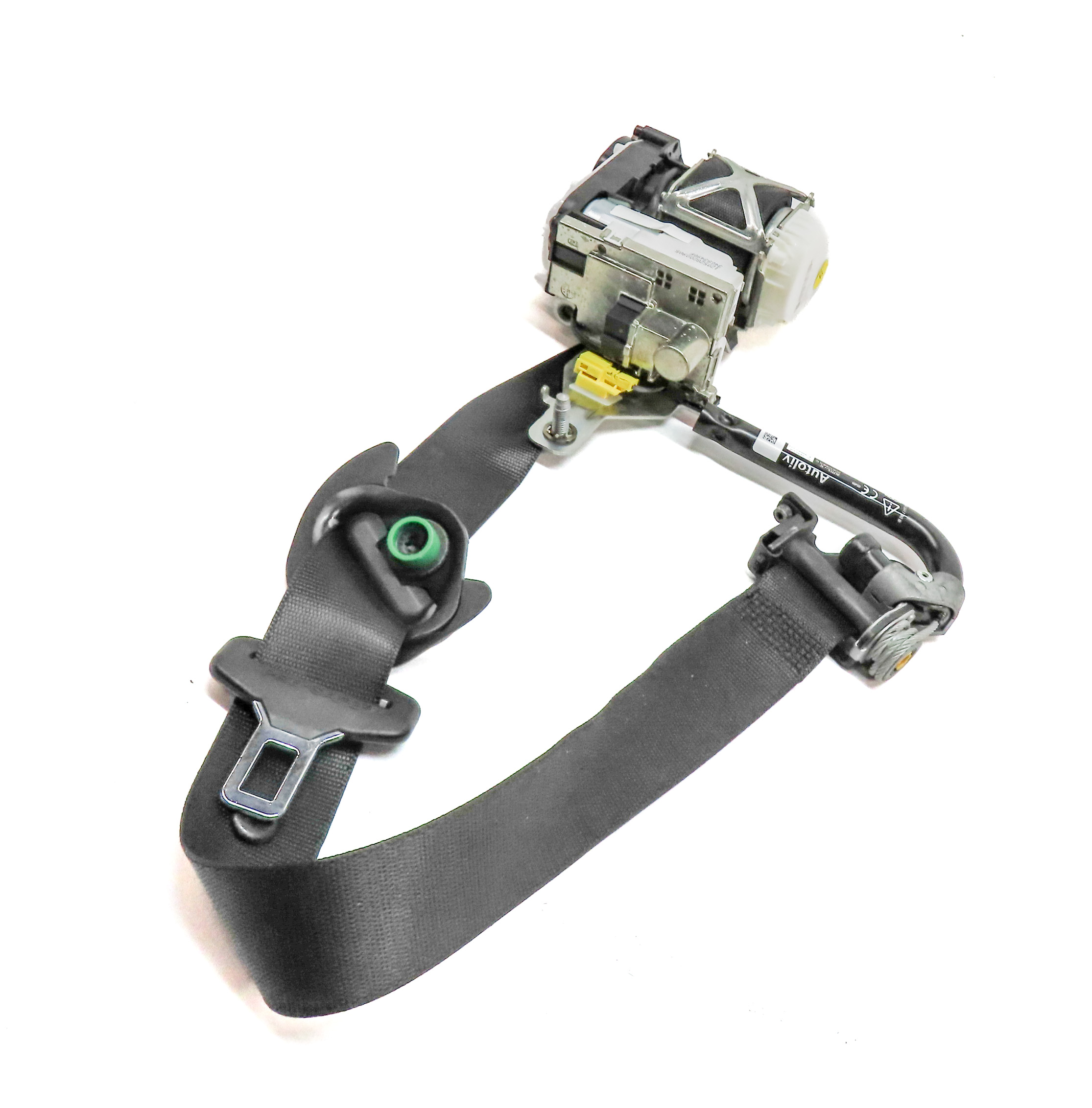 12-16 MERCEDES GL CLASS (X166) FRONT RIGHT PASSENGER SEATBELT RETRACTOR (Black) — exact item pictured