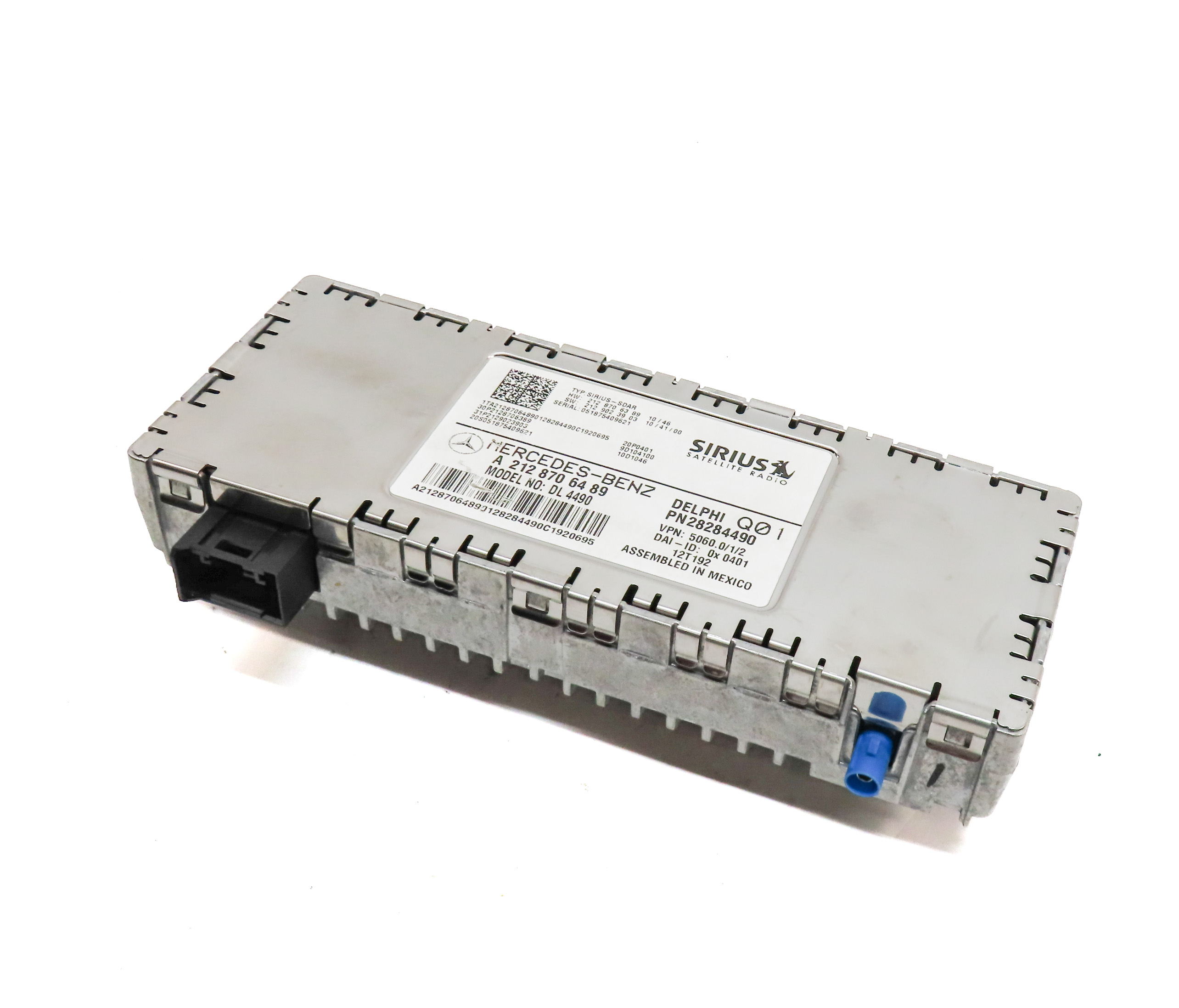 2013 MERCEDES GL450 (X166) RADIO STEREO SIRIUS SATELLITE CONTROL MODULE — exact item pictured