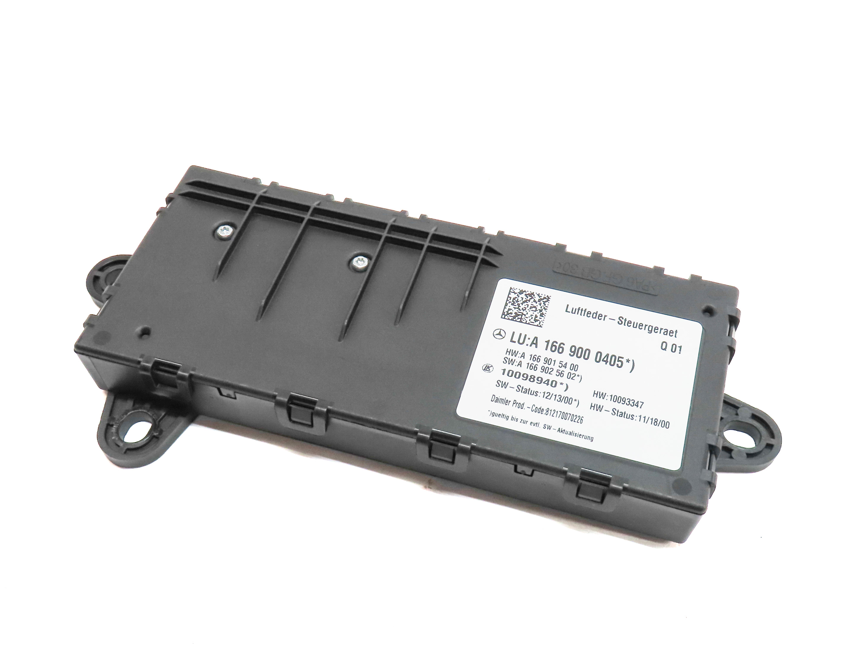2013 MERCEDES GL450 (X166) AIRMATIC AIR SUSPENSION CONTROL MODULE — exact item pictured
