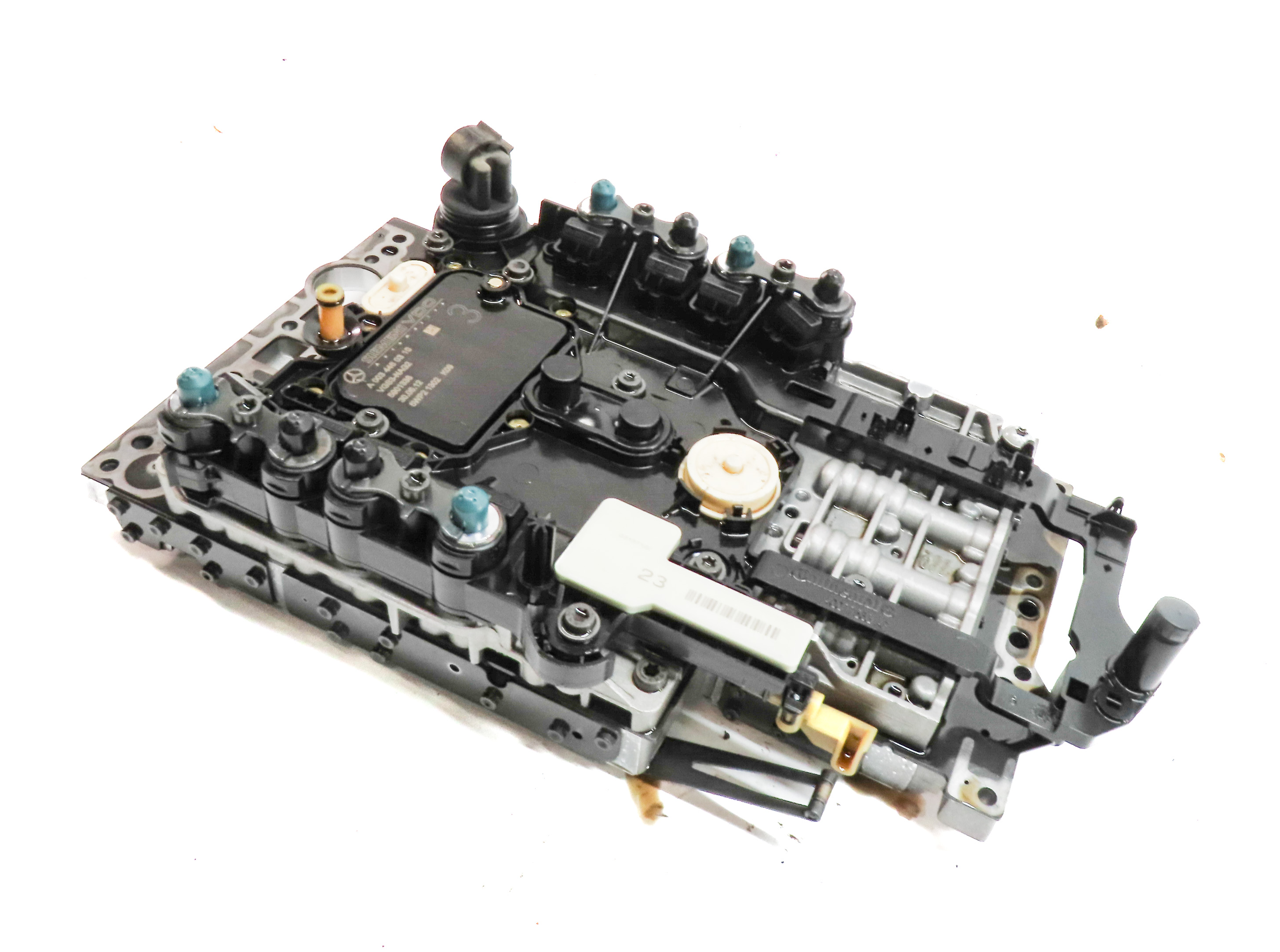 13 MERCEDES GL ML W166 X166 722.9 AUTO TRANSMISSION VALVE BODY w/CONDUCTOR PLATE — exact item pictured