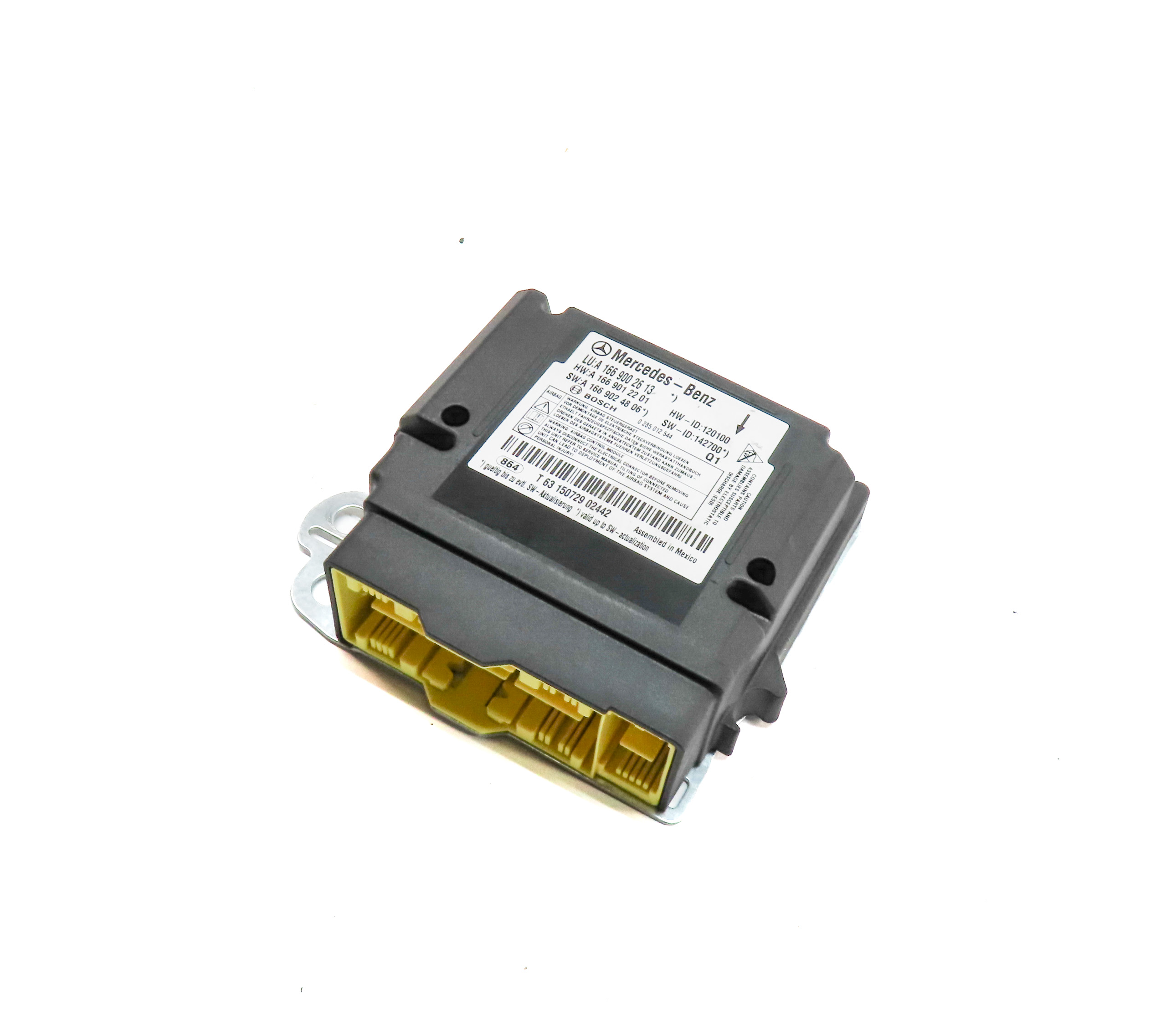 2016 MERCEDES GL450 (X166) SAFETY CRASH RESTRAINT CONTROL MODULE — exact item pictured