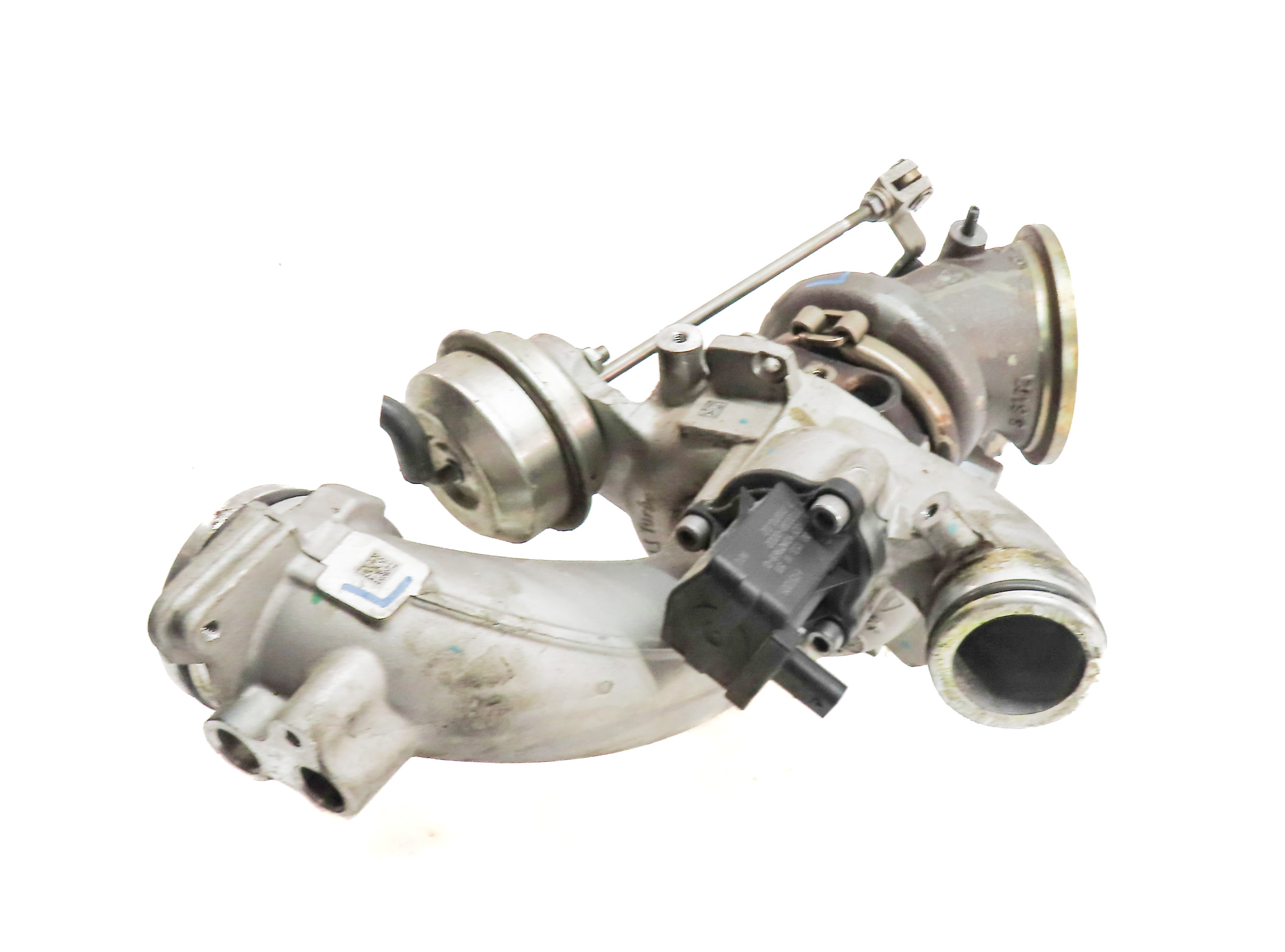 15-20 MERCEDES C E GL GLE GLS ML S SLC (W166 X166) 3.0L M276 LEFT TURBOCHARGER — exact item pictured
