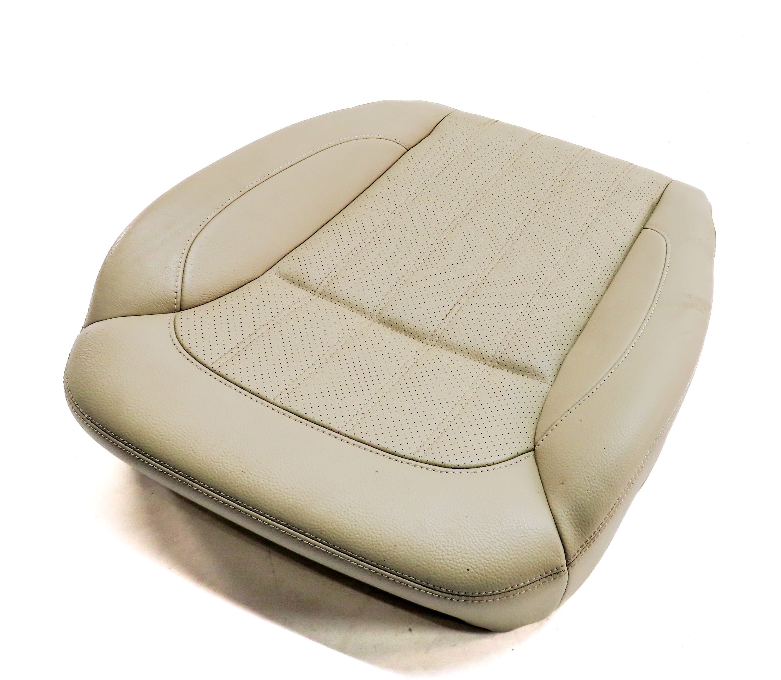 2016 MERCEDES GL450 (X166) FRONT RIGHT LOWER MEMORY HEATED CUSHION (Beige) — exact item pictured
