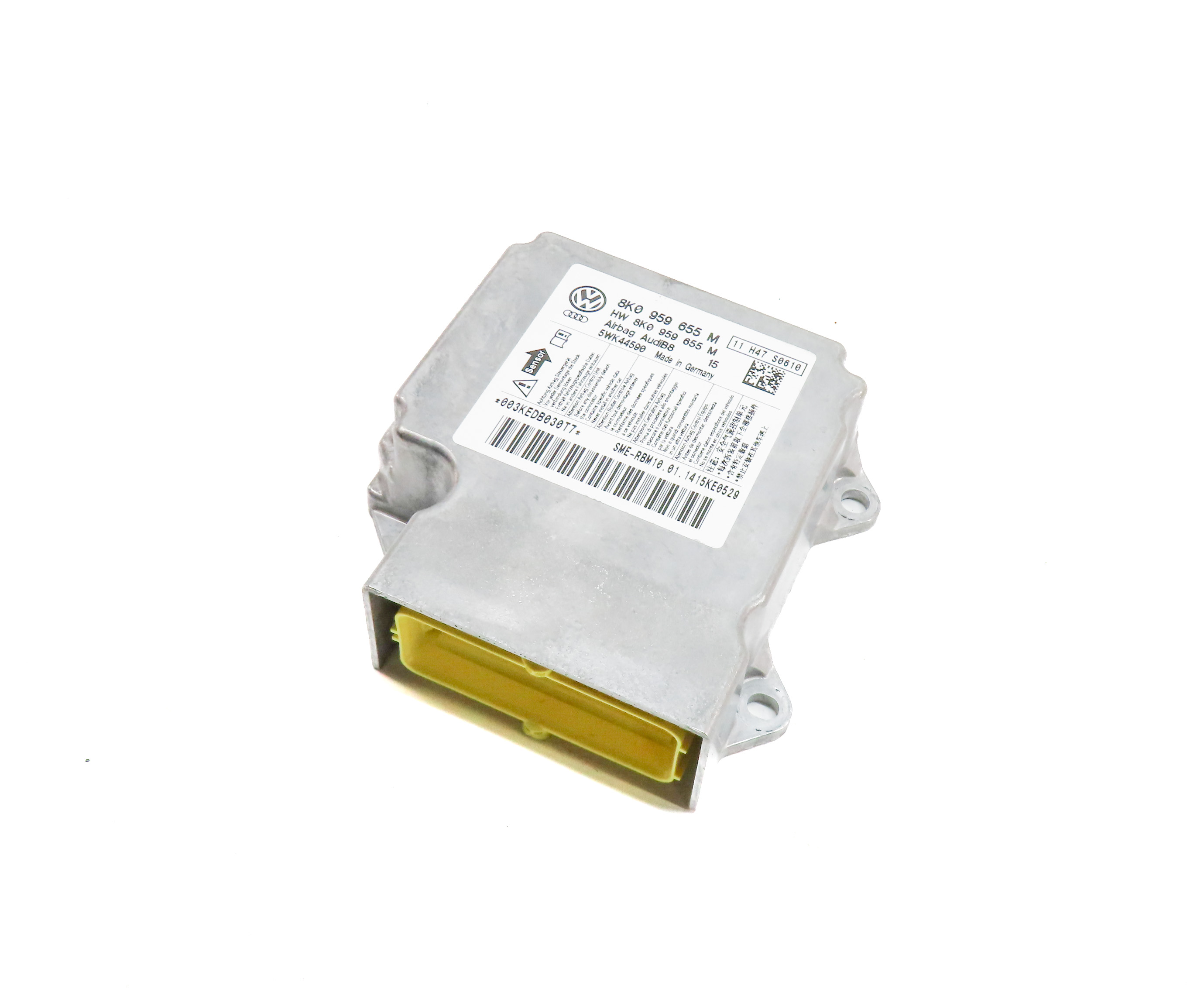 2014 AUDI A4 ALLROAD WAGON (B8) SAFTEY RESTRAINT IMPACT COLLISION CONTROL MODULE — exact item pictured