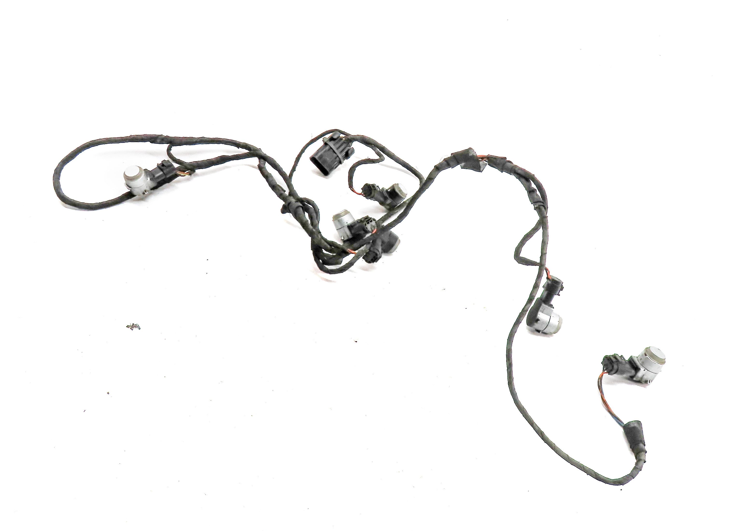 2011 MERCEDES GL450 (X164) FRONT PARK ASSIST PDC DISTANCE CONTROL SENSOR SET/4 — exact item pictured