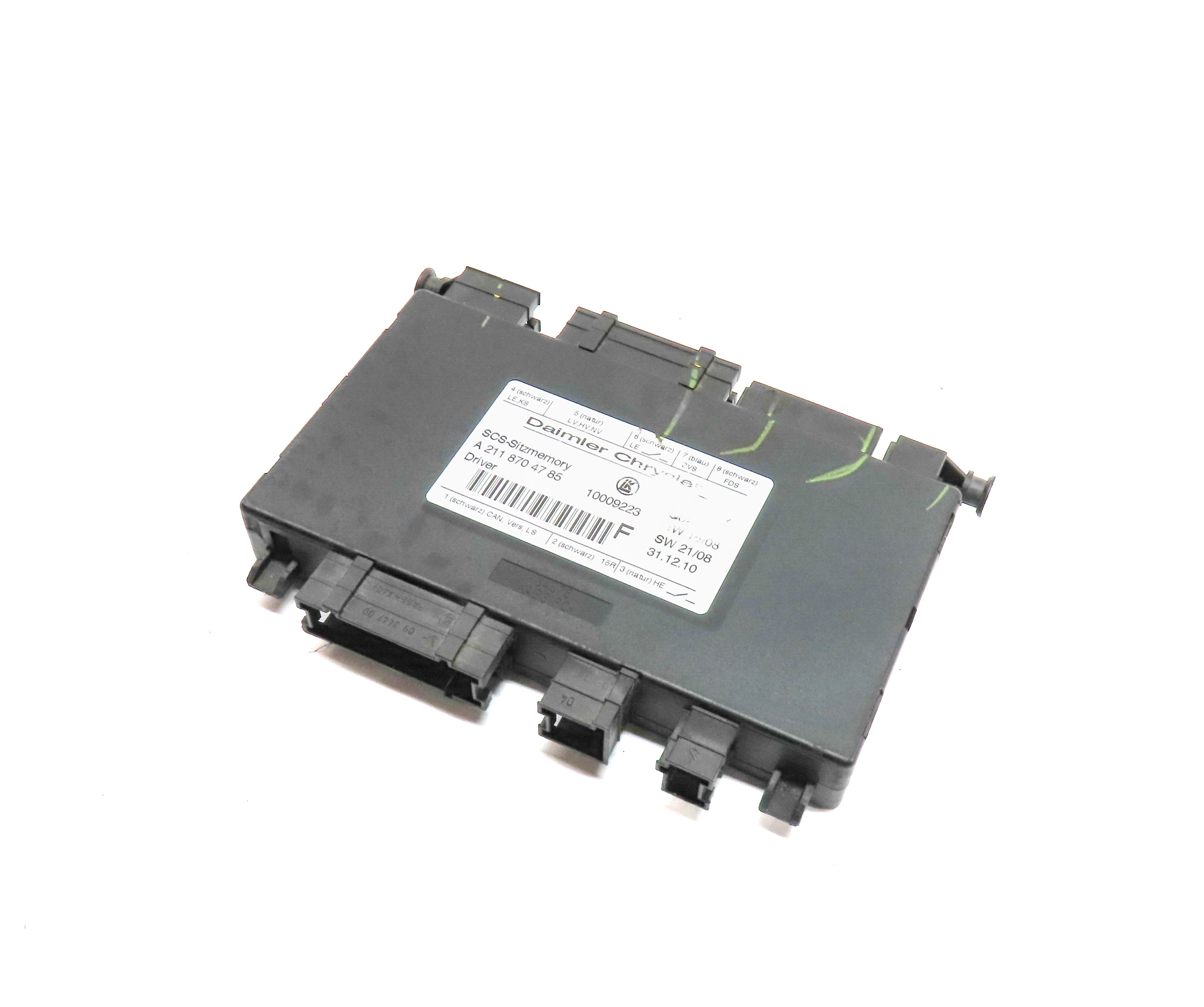 2011 MERCEDES GL450 (X164) FRONT LEFT DRIVER MEMORY SEAT CONTROL MODULE — exact item pictured