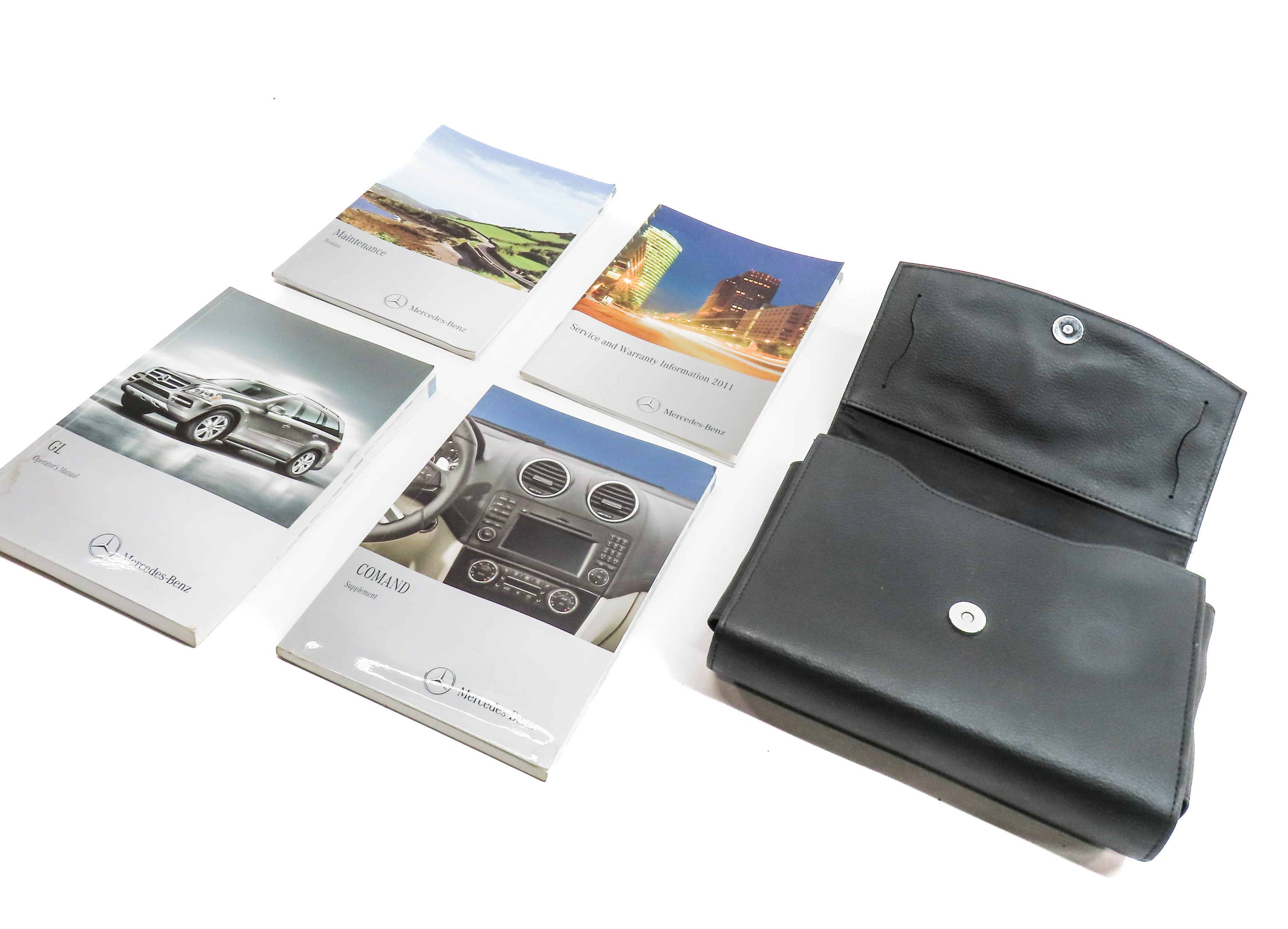 11 MERCEDES GL450 (X164) 4.6L (273.923) ENGINE OWNER'S MANUAL BOOKLET SET w/CASE — exact item pictured