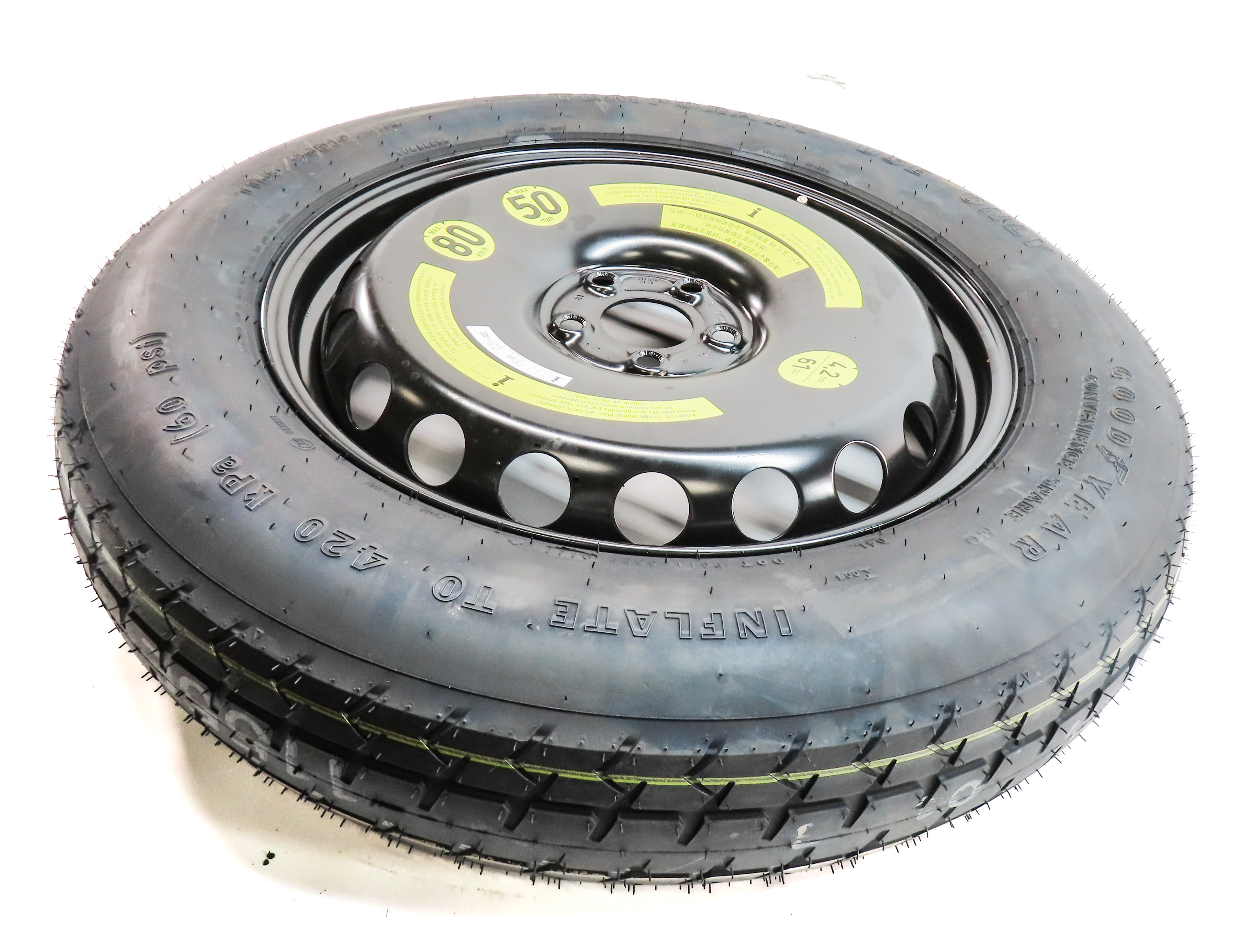 08-17 MERCEDES GL GLE GLS ML CLASS (W164 X164 W166 X166) 19x4.5 SPARE TIRE — exact item pictured