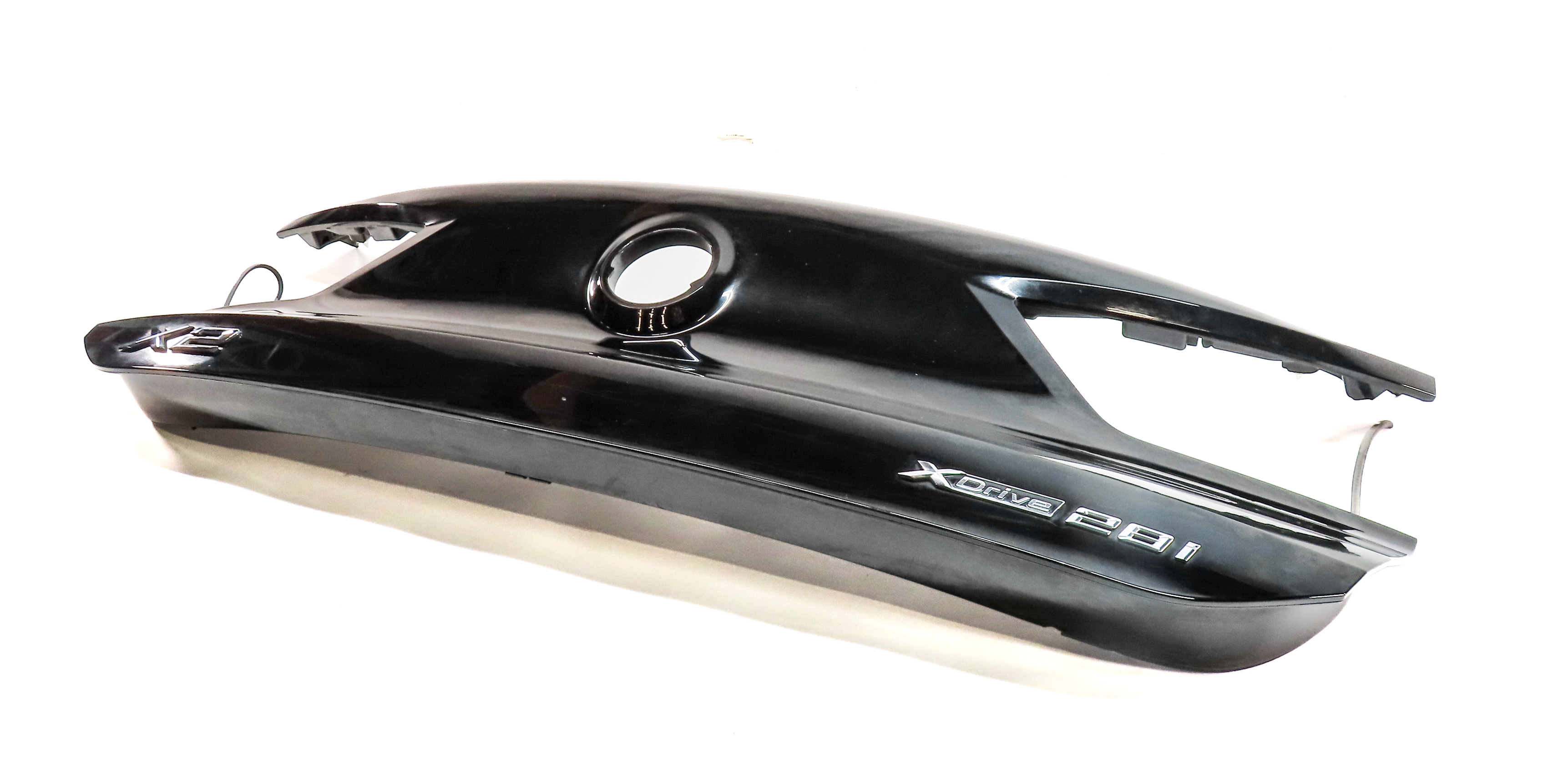 2022 BMW X2 (F39) REAR LIFTGATE HATCH LID COVER PANEL TRIM ASSEMBLY (Black) — exact item pictured
