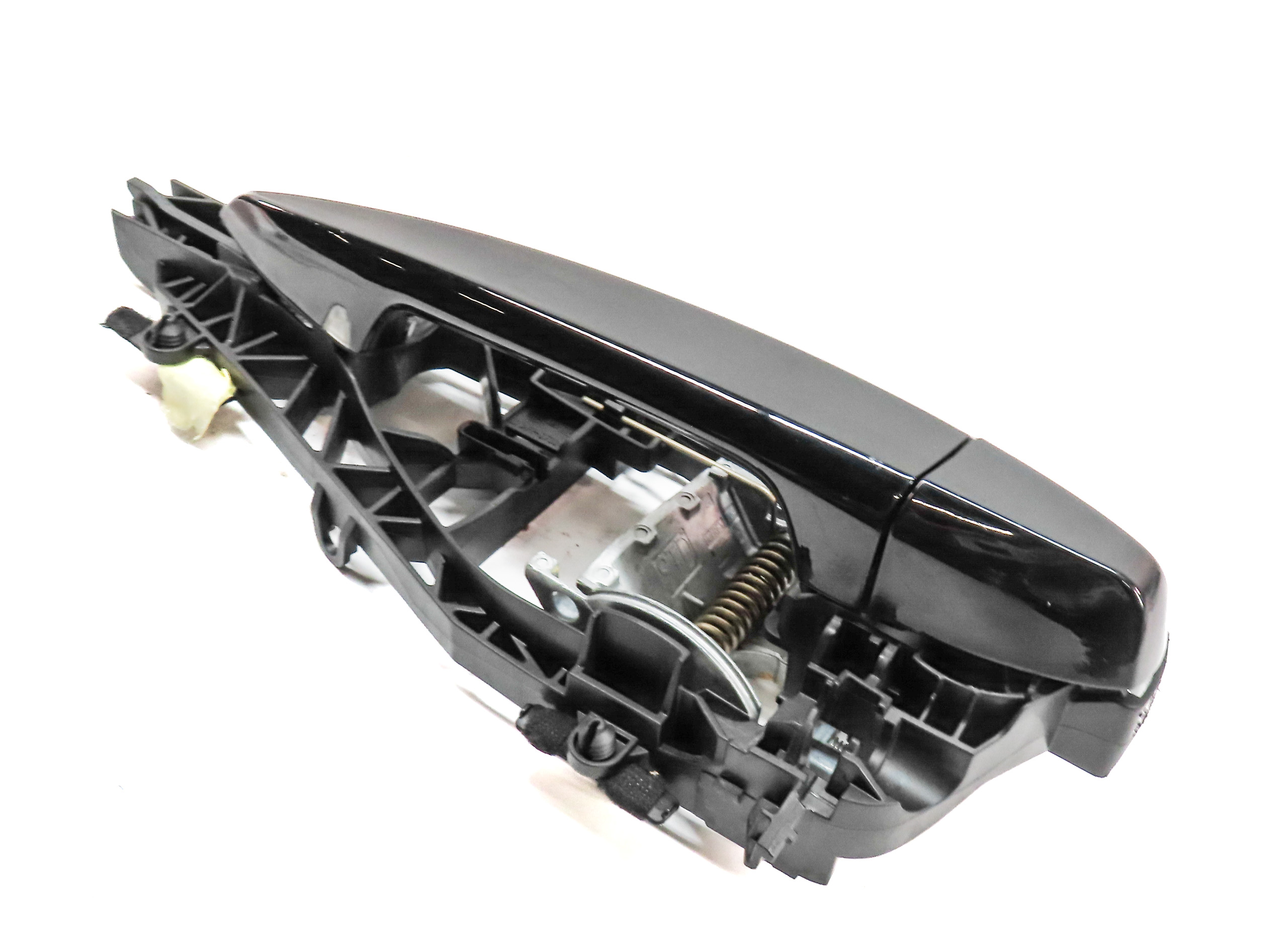 2016-2021 BMW X1 X2 (F39 F48) LEFT REAR DOOR HANDLE w/ LIGHT (Black) — exact item pictured
