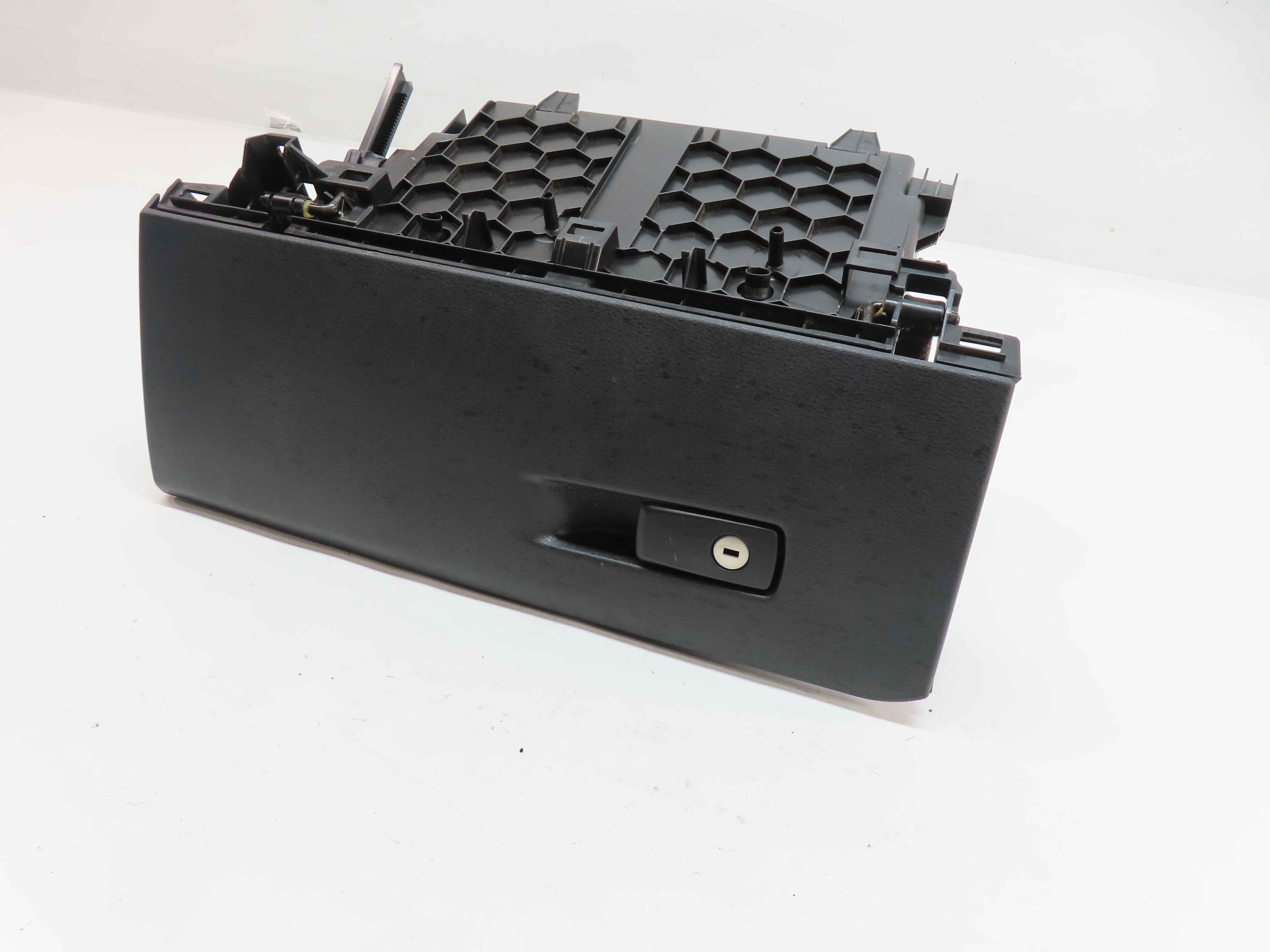 16-23 BMW X1 X2 (F48 F39) FRONT RIGHT PASSENGER DASH GLOVEBOX GLOVE BOX (Black) — exact item pictured