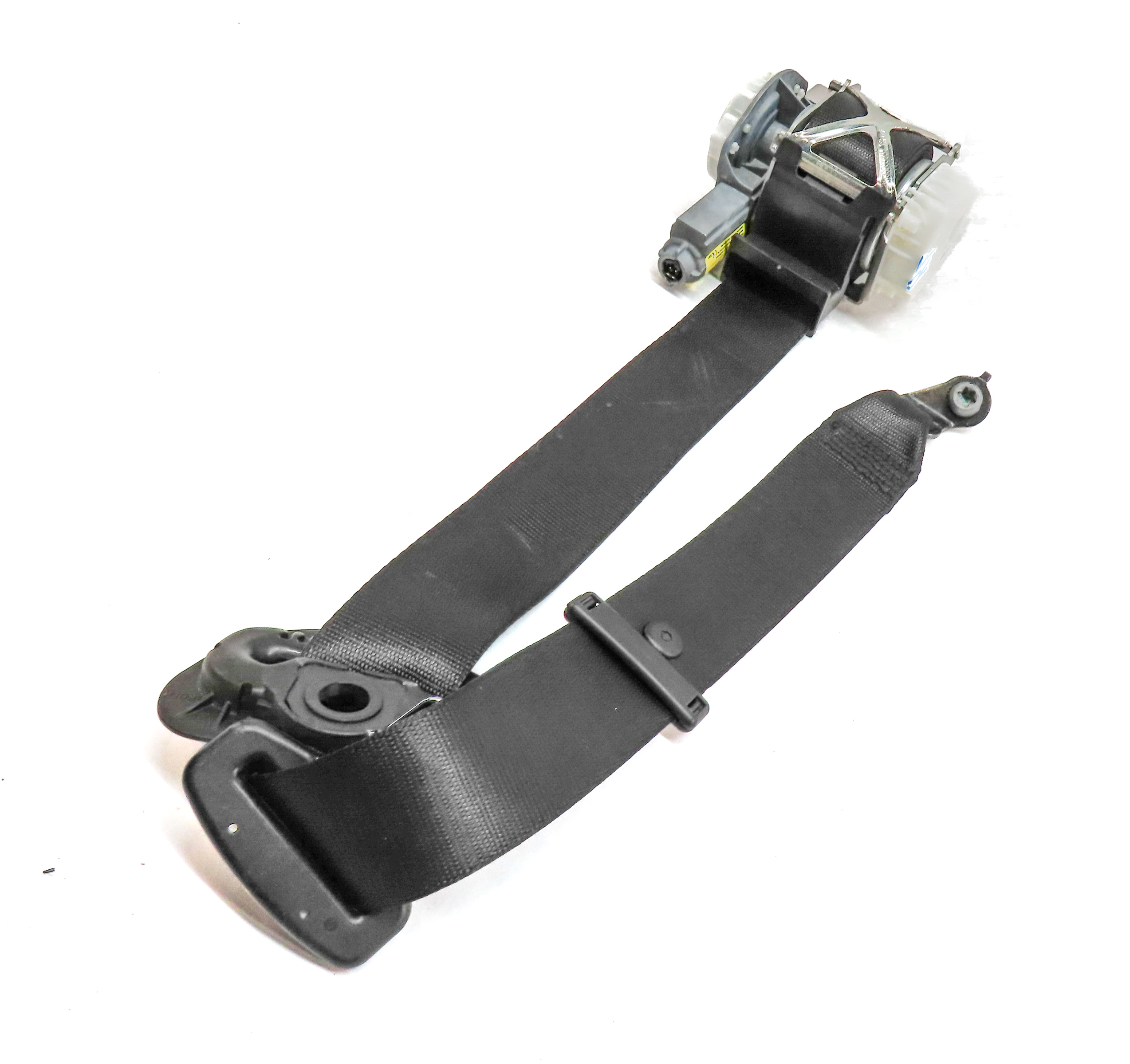 14-19 BMW 3 4 SERIES (F30 F32 F34) RIGHT PASSENGER SEATBELT RETRACTOR (Black) — exact item pictured