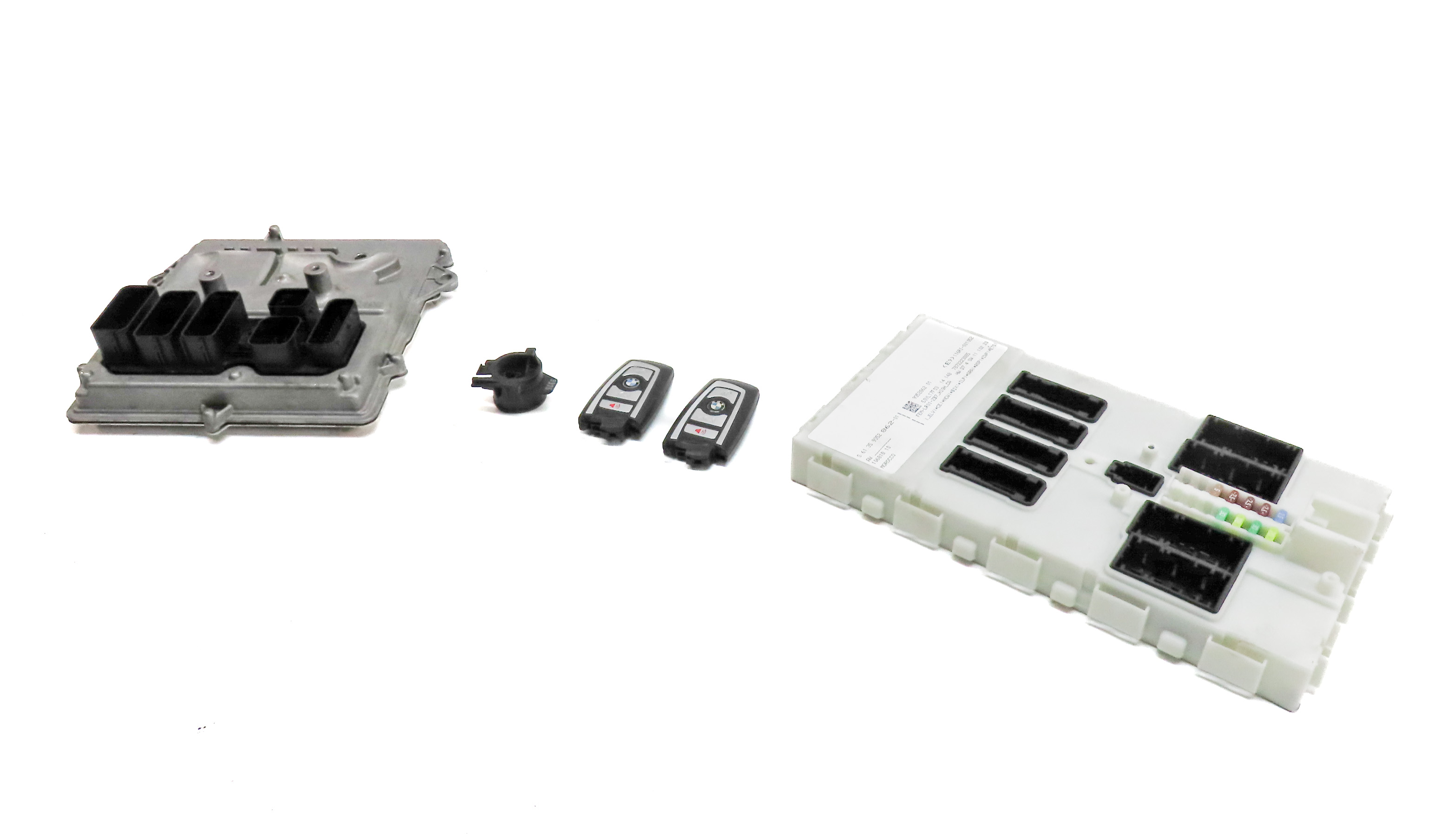 2014 BMW 335I (F30) 3.0L (N55) ENGINE ECM DME CAS4 IMMOBILIZER MODULE KEY SET/5 — exact item pictured