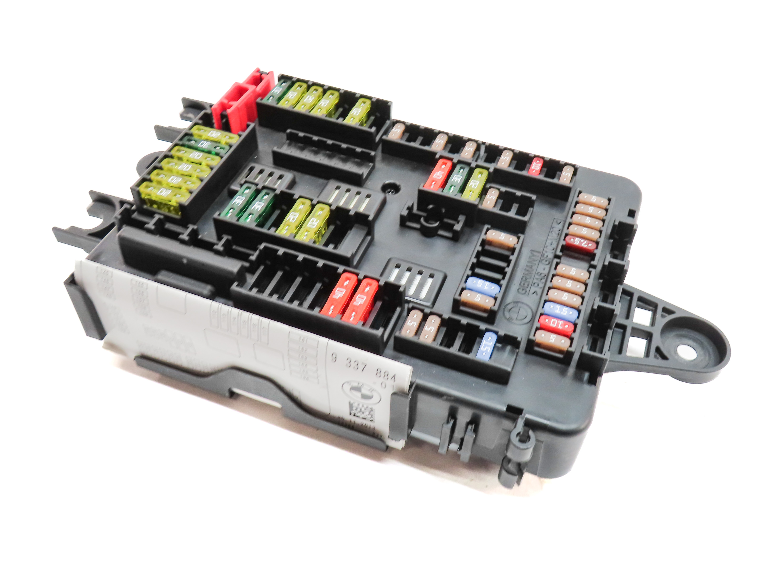 2014 BMW 335I (F30) 3.0L (N55) REAR TRUNK MOUNT FUSE RELAY MODULE BOX — exact item pictured
