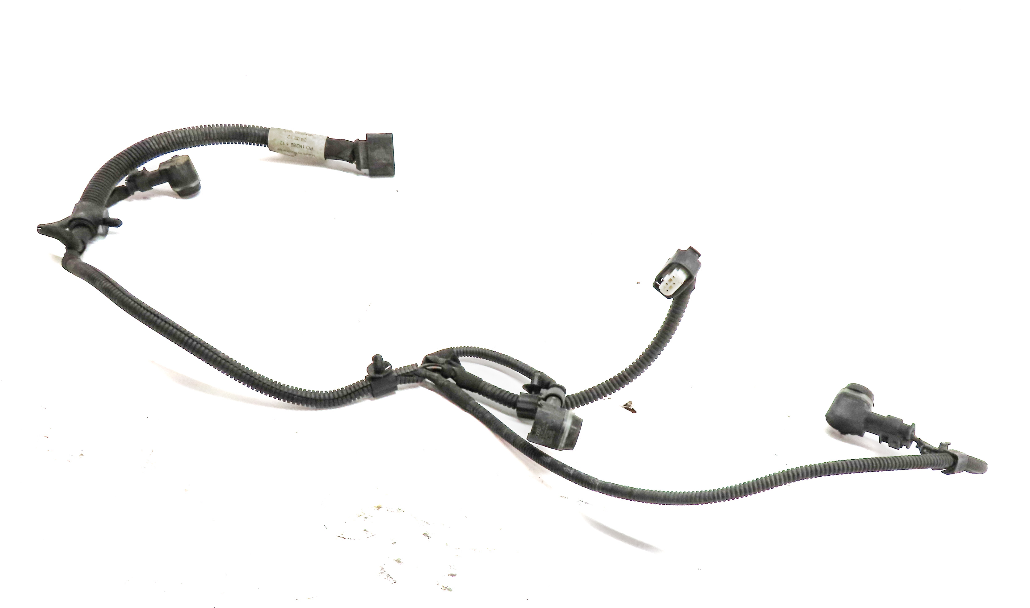 2012 PORSCHE PANAMERA 970 G1 FRONT LEFT PDC DISTANCE CONTROL WIRE SENSOR SET/3 — exact item pictured