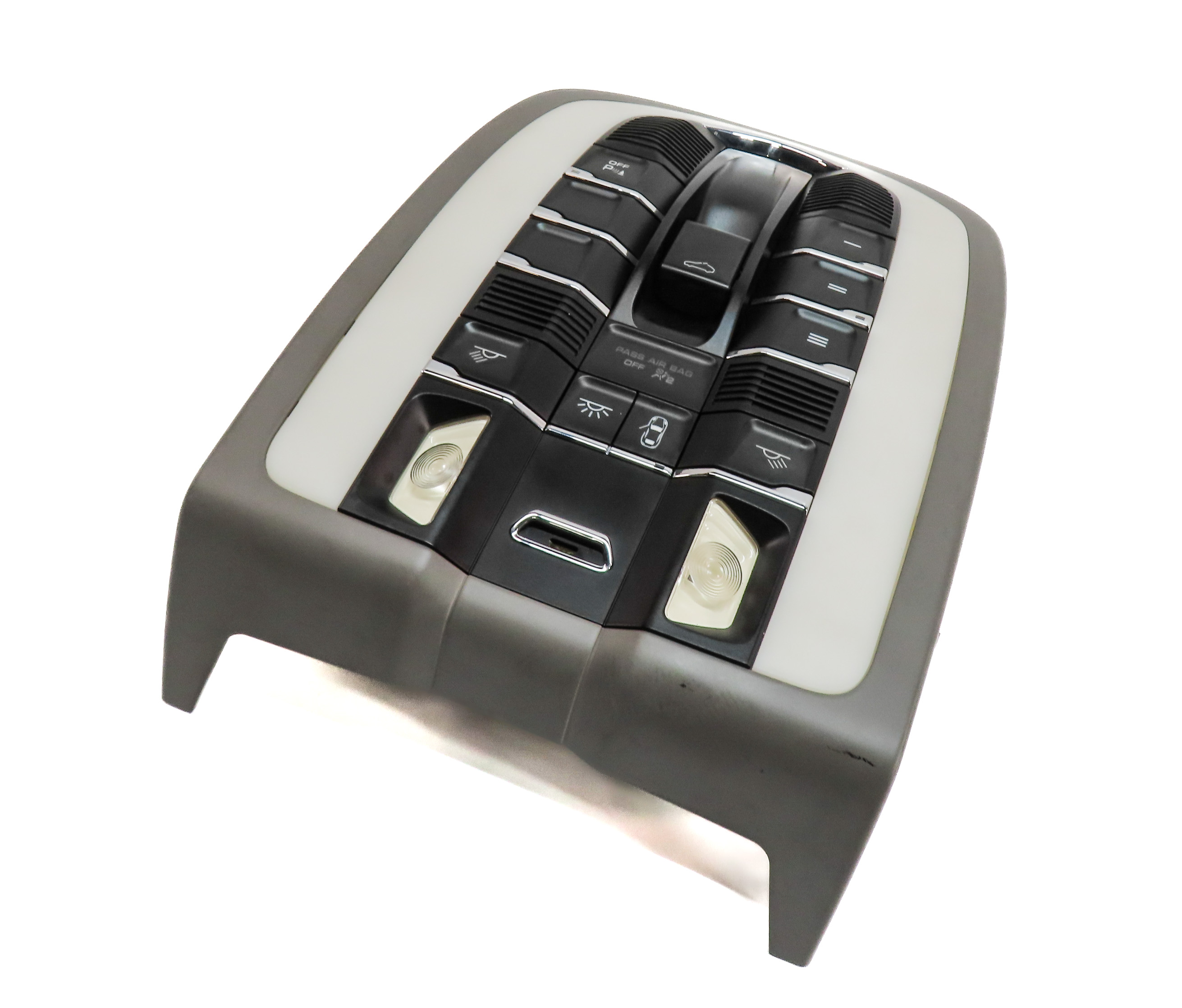 2012 PORSCHE PANAMERA (970 G1) FRONT INTERIOR DOME MAP READING LIGHT LAMP (Gray) — exact item pictured