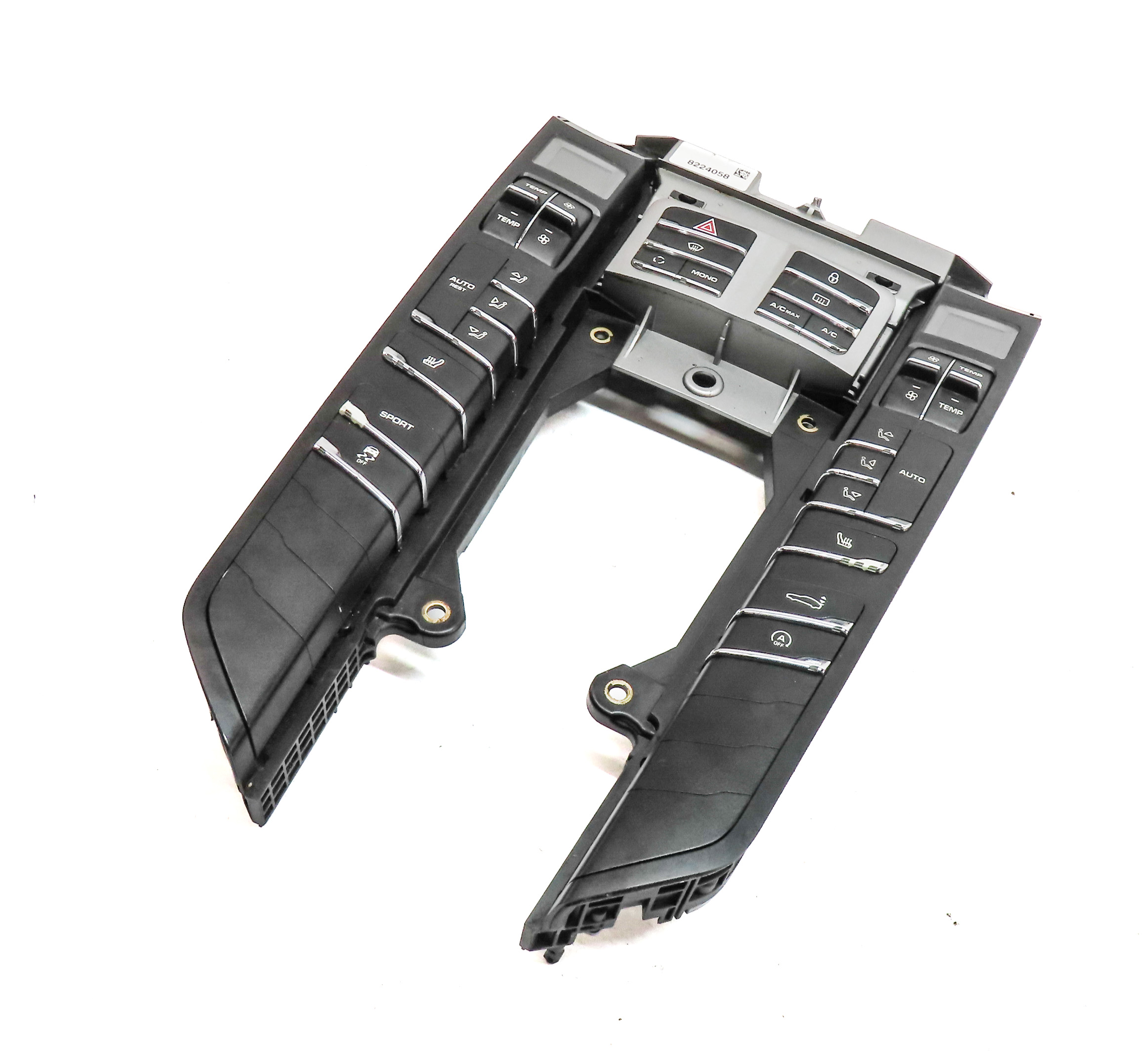 2010-2013 PORSCHE PANAMERA (970 G1) FRONT TEMPERATURE CONTROL SWITCH PANEL — exact item pictured