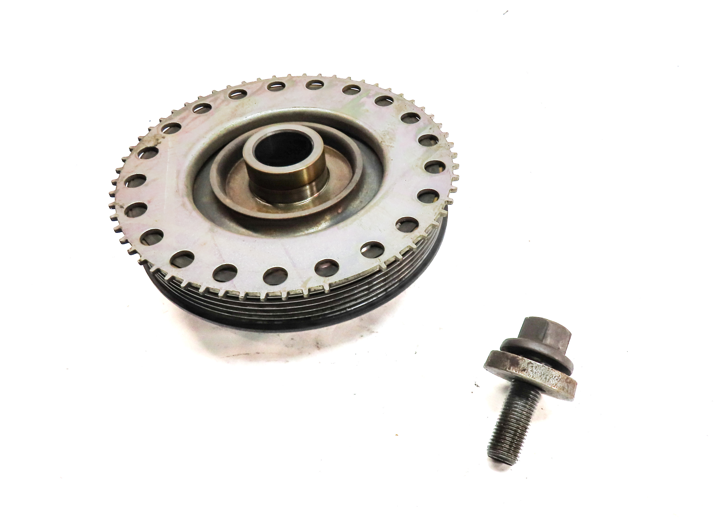 12-17 RANGE ROVER EVOQUE DISCOVERY LR2 (L538 L550) 2.0L ENGINE HARMONIC BALANCER — exact item pictured
